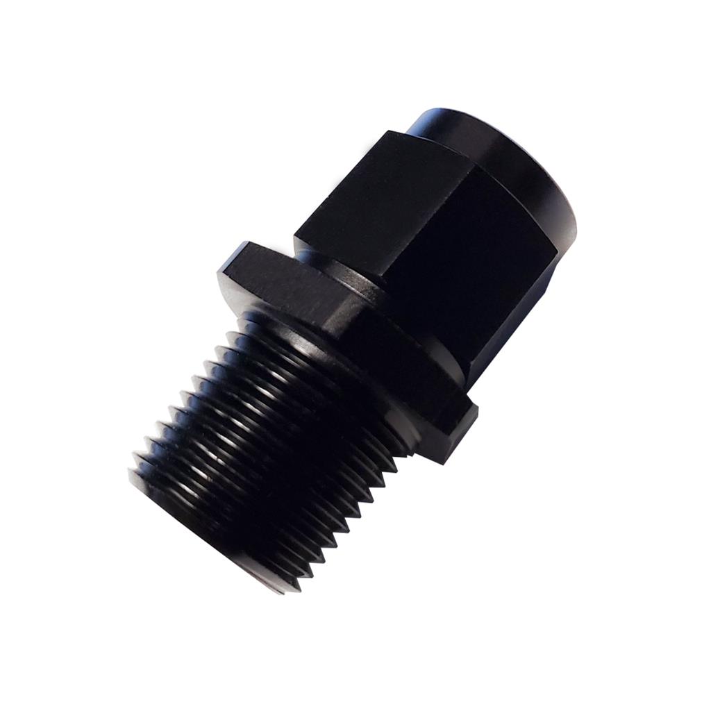 Nitrous Outlet Fittings and Adapters 00-12536 Universal Fittings, Straight Swivel Fitting 3/8" NPT x 6AN (Male/Female)