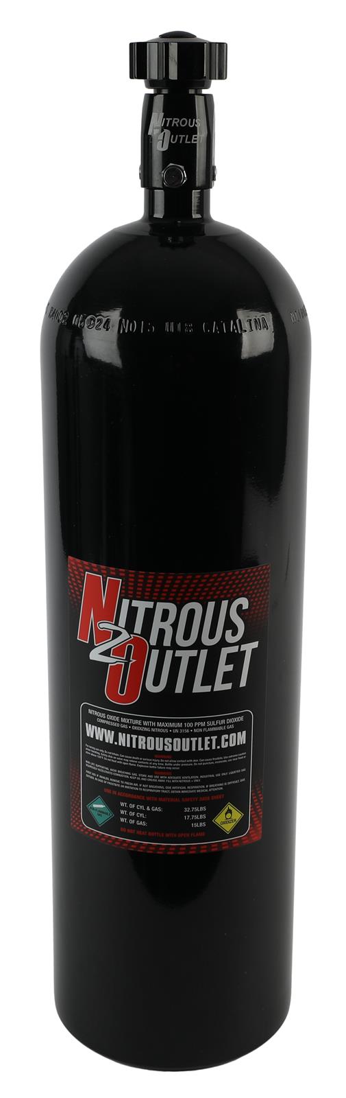 Nitrous Outlet 00-30170-6 Nitrous Outlet Nitrous Oxide Bottles
