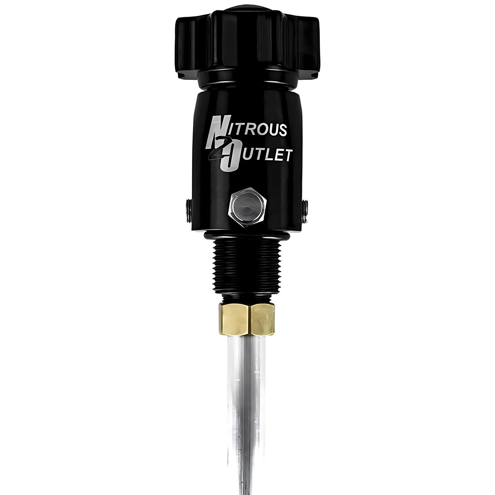Nitrous Outlet Oxide Bottle Valves 00-31012 Valves, Billet High-flow, 10 lbs. Capacity, Black Anodized, Each