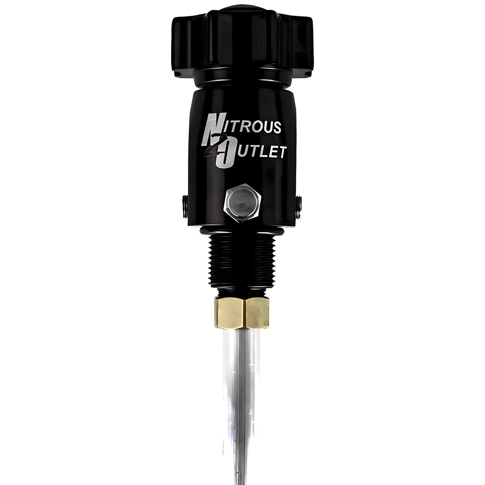 Nitrous Outlet Oxide Bottle Valves 00-31017 Valves, Billet High-flow, 15 lbs. Capacity, Black Anodized, Each