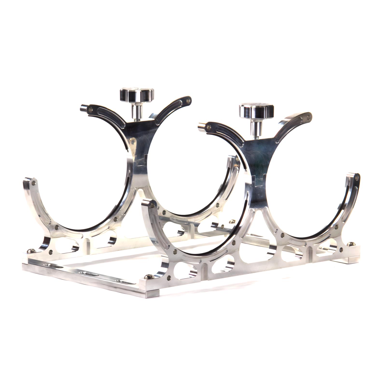 Nitrous Outlet Billet Aluminum Bottle Brackets 00-32013 Dual 10lb/15lb Bracket (Vertical Mount)