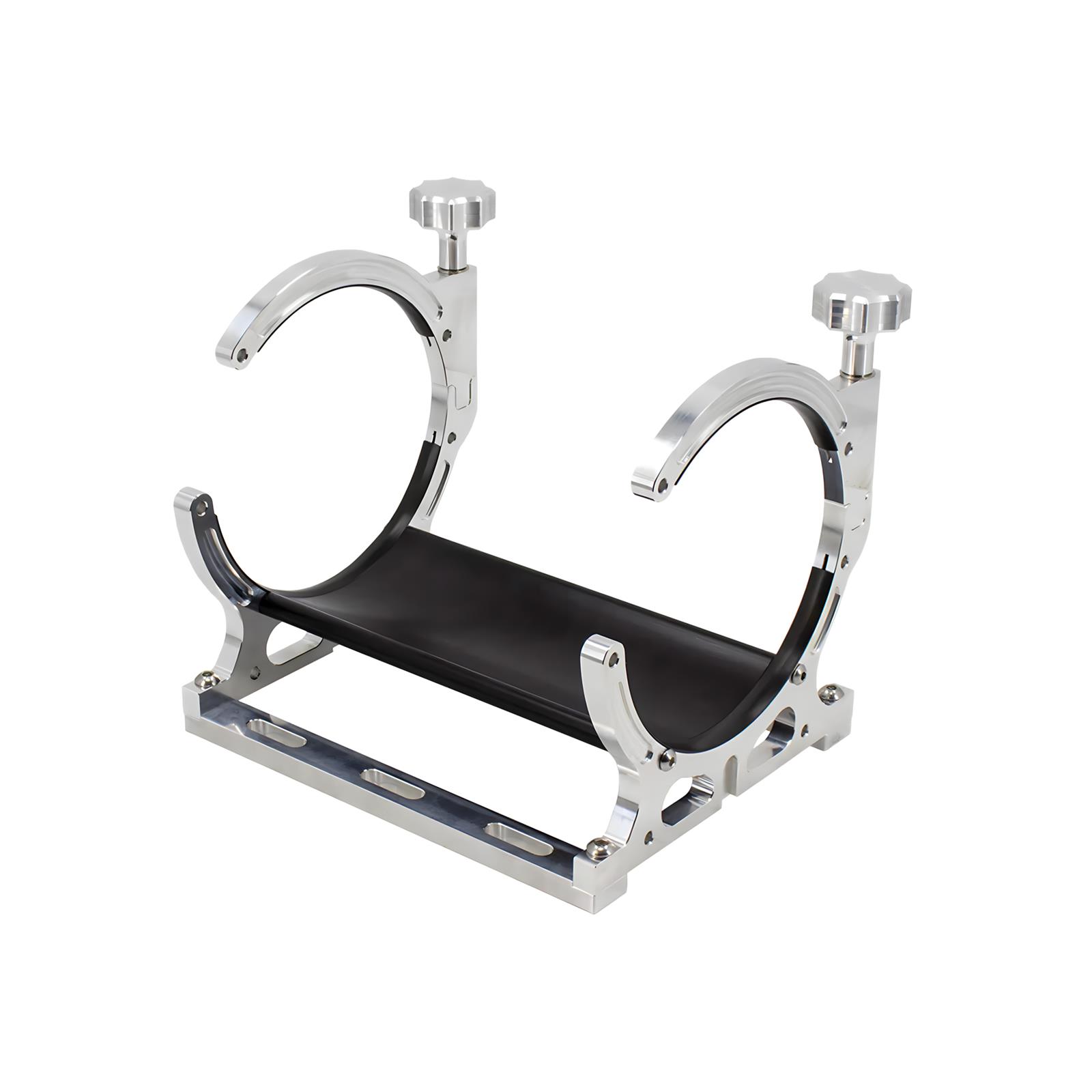 Nitrous Outlet Heated Bottle Brackets 00-32018 Oxide Bracket, Vertical Mount, Billet Aluminum, Polished, Kit