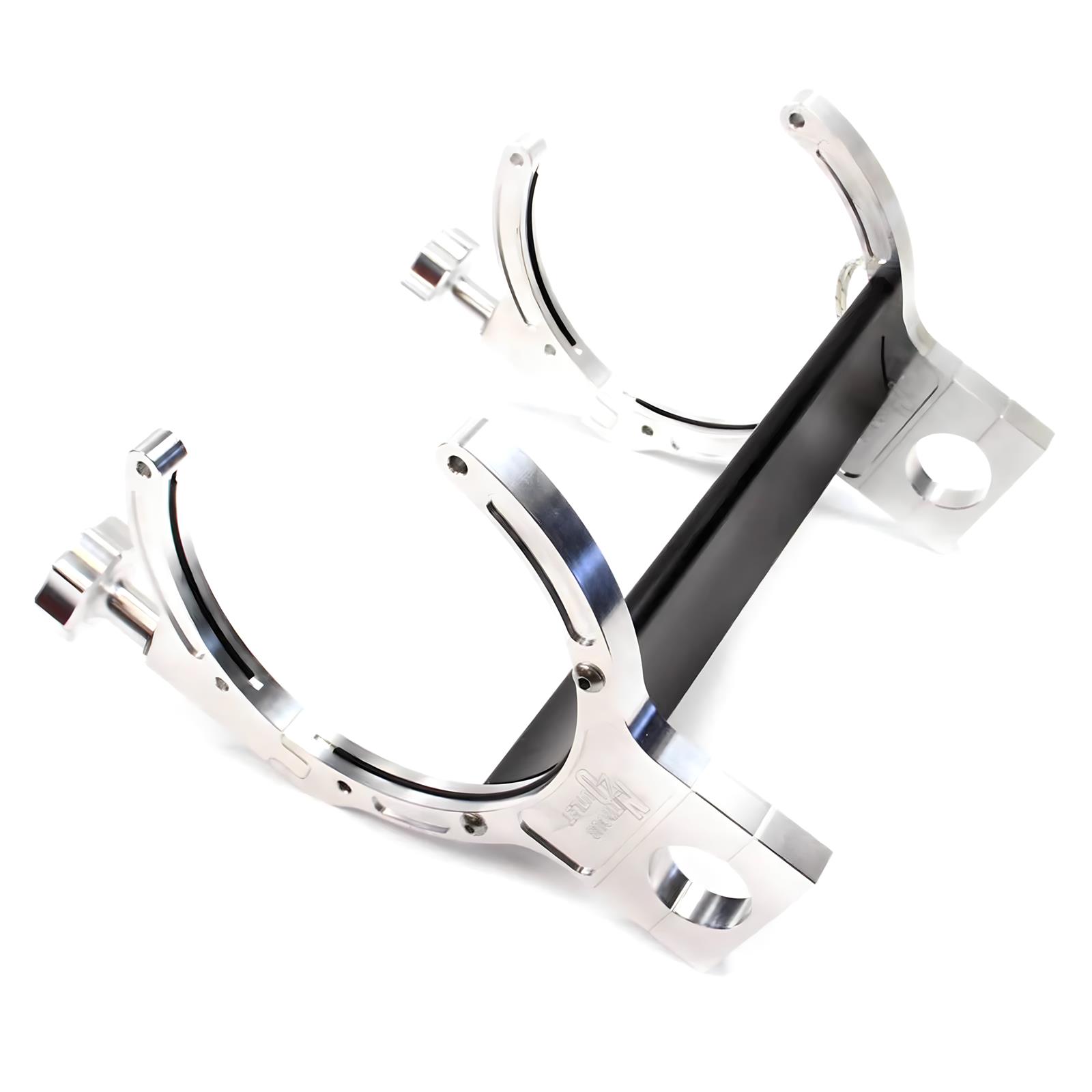 Nitrous Outlet Oxide Bottle Roll Bar Mount Brackets 00-32057-4 Brackets, Billet Automatic Heated Bracket - 1-1/2" Bar/4AN