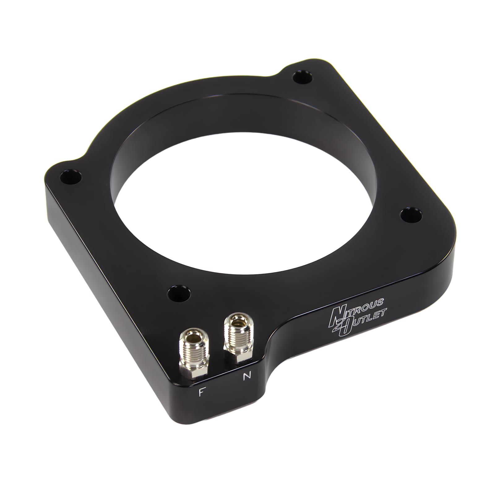Nitrous Outlet Plate Conversion Kits 00-43007 Kit, Oxide, Billet Aluminum Plate, Gaskets, Hardware, Jetting, 6.2L Hemi, Kit