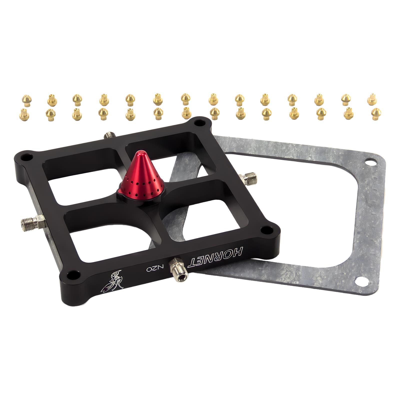 Nitrous Outlet Oxide Plates 00-45006 4500 Dual Entry/Dual Stage Hornet Plate Conversion 5-7-10PSI Jetting