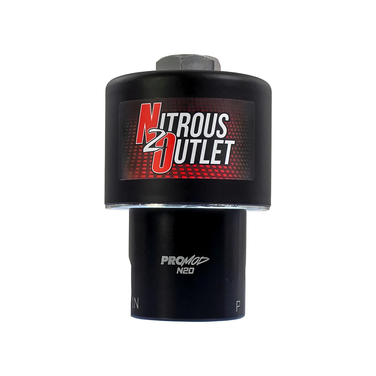 Nitrous Outlet Solenoids 00-50011-PM Solenoid, Pro-Mod Aluminum Body .178 "Trashcan" Solenoid (Flows 600+ HP)(18 Amp Draw)