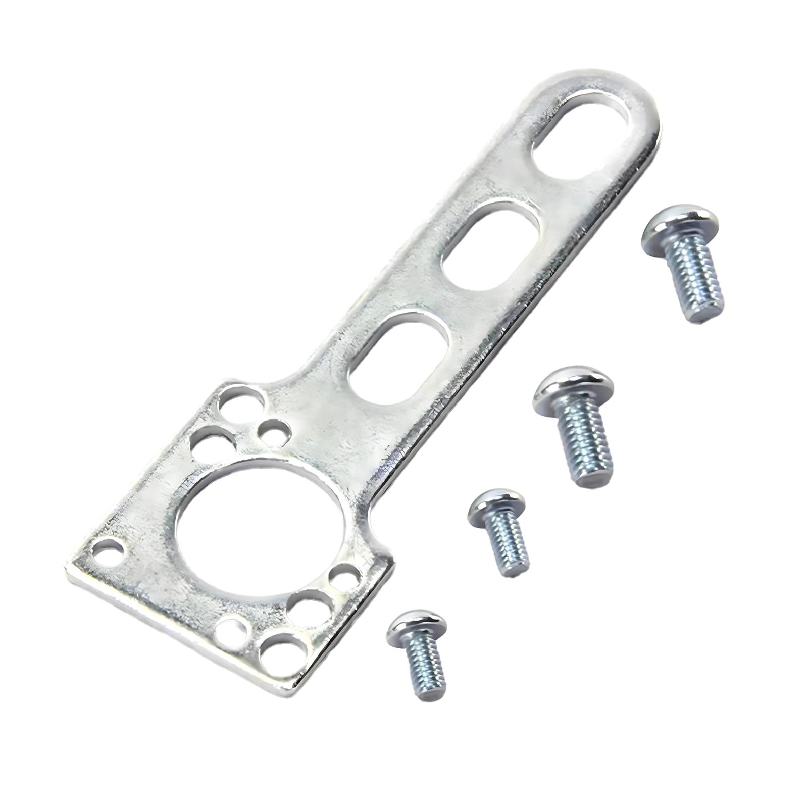 Nitrous Outlet Universal Solenoid Mounting Brackets 00-54003 Oxide Brackets, Bottom Mount, Steel, Zinc Plated, Each