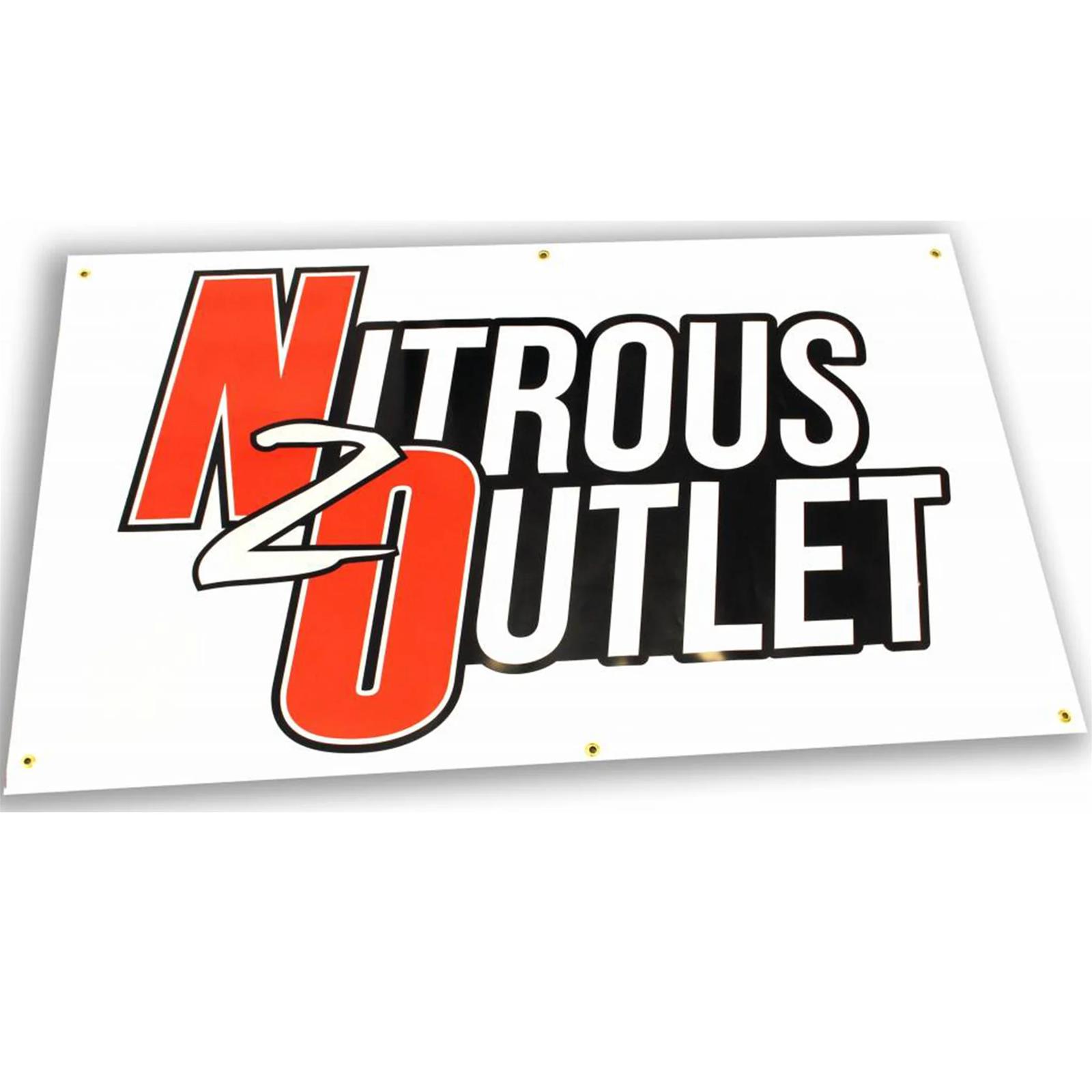 Nitrous Outlet Banners 00-57032 Banners, Promotional Banner - 60" x 36" (White) thumbnail 2