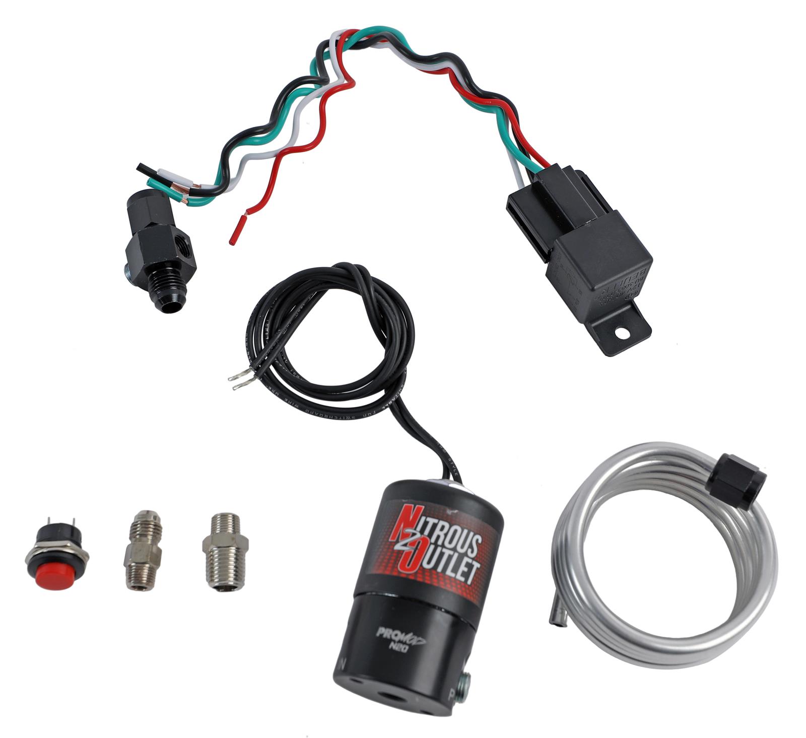 Nitrous Outlet Big Show Purge Kits 00-62003 Oxide Kit, Show, -6 AN Hose Size, Kit