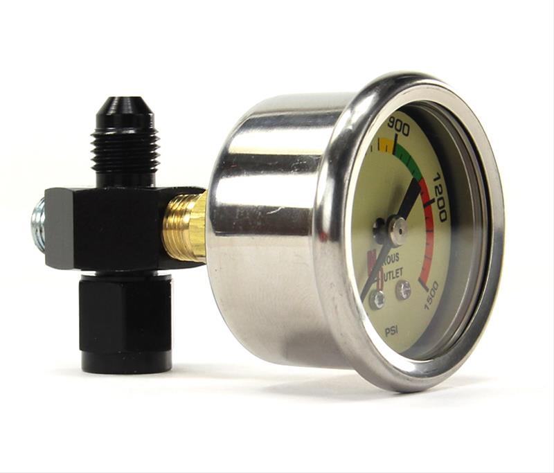 Nitrous Outlet 00630014 Nitrous Outlet Luminescent Nitrous Pressure Gauges Summit Racing