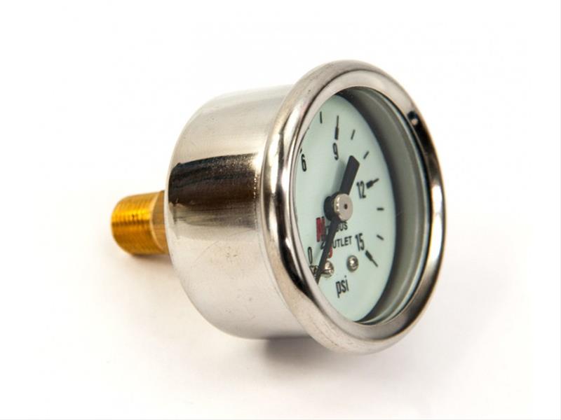 Nitrous Outlet 0063003 Nitrous Outlet Luminescent Fuel Pressure Gauges