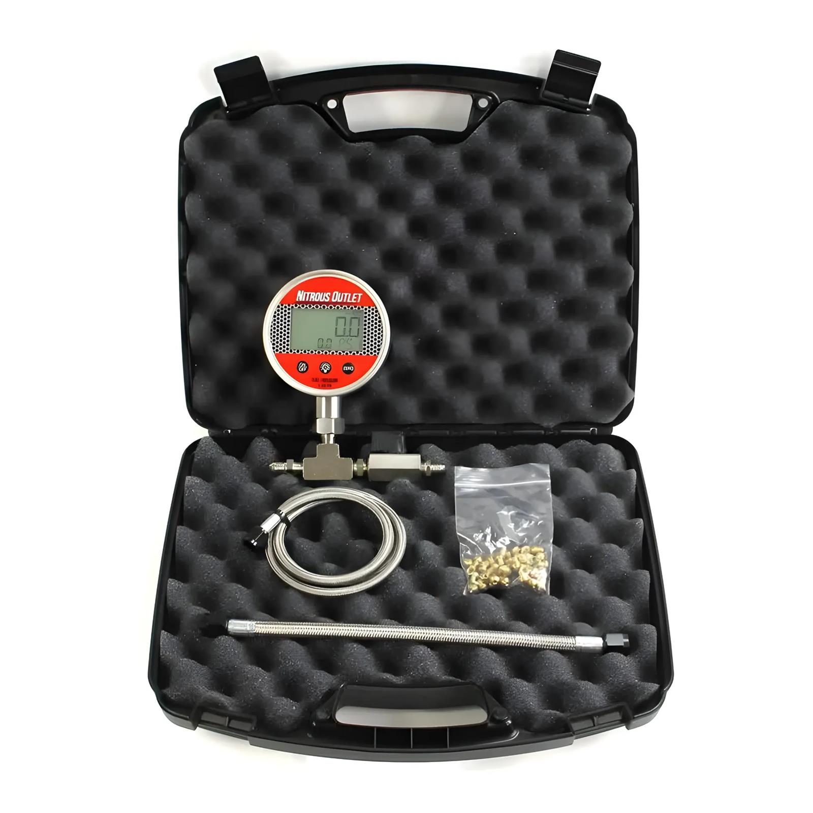 Nitrous Outlet Digital Flowing Fuel Pressure Test Gauges 00-63010 Gauge, Engine Diagnostic, 0 to 100 psi, Mechanical, Each