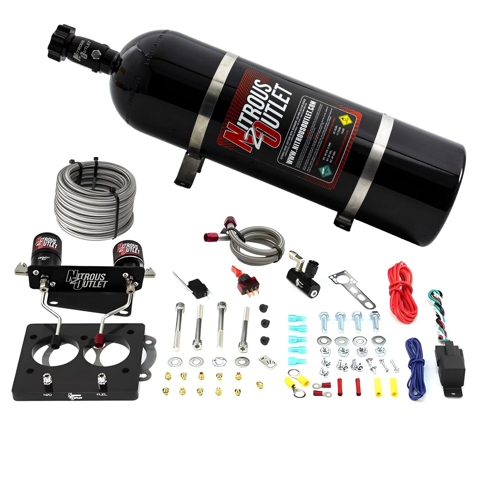 Nitrous Outlet 00-10117-52-15 Nitrous Outlet X-Series Nitrous Oxide Systems  | Summit Racing