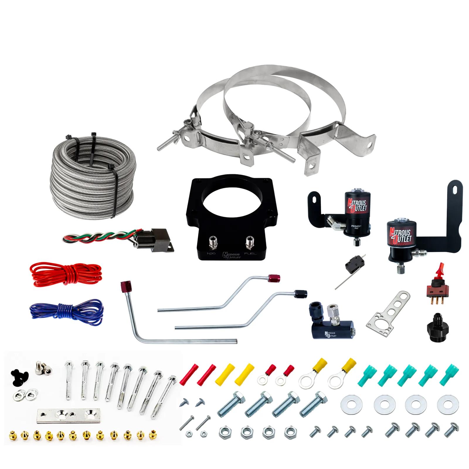 Nitrous Outlet Hardline Oxide Plate Systems 00-10121-92-00 92mm Fast Intake 04-06 GTO System (No Bottle)
