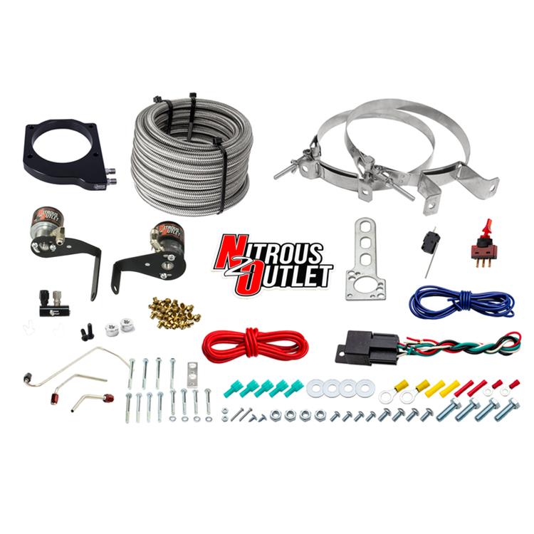 Nitrous Outlet Oxide Plate Systems 00-10129-102-00 102mm Fast Intake Hard-line System (No Bottle)