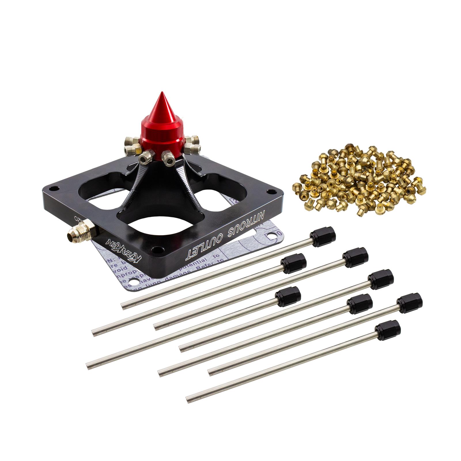 Nitrous Outlet Oxide Systems 00-45900-DRY1 System Conversion and Upgrade Kits, 4500 Dry Kraken Plate Conversion (100-800 HP)