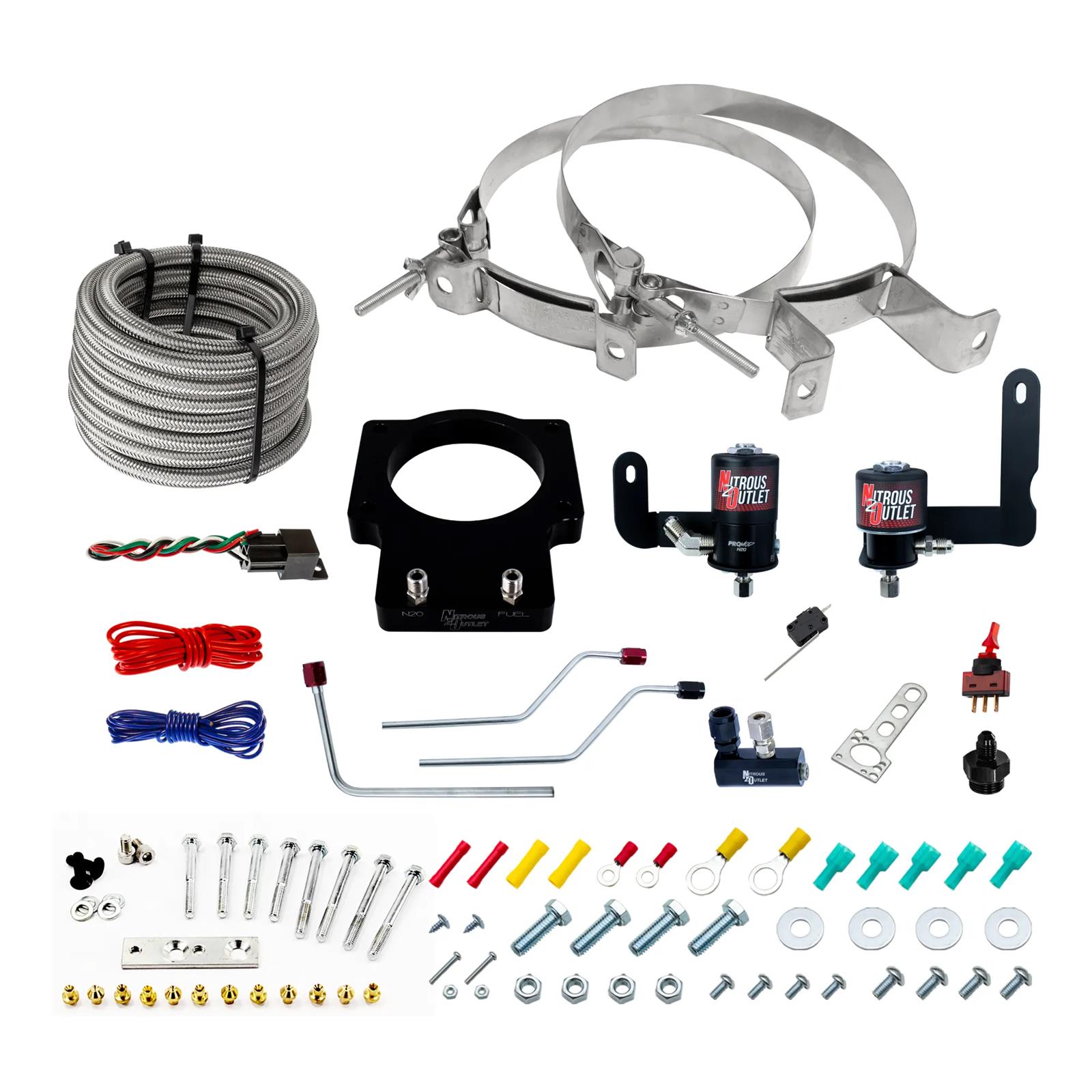 Nitrous Outlet Oxide Plate Systems 00-10123-90-FST-00 90mm Fast Intake 05-09 C6 Corvette System ( No Bottle)