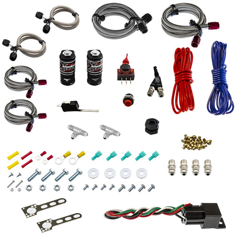 Nitrous Outlet X-Series Wet Dual-Stage Conversion Kits 22-85000 Dual Stage Nozzle Kit