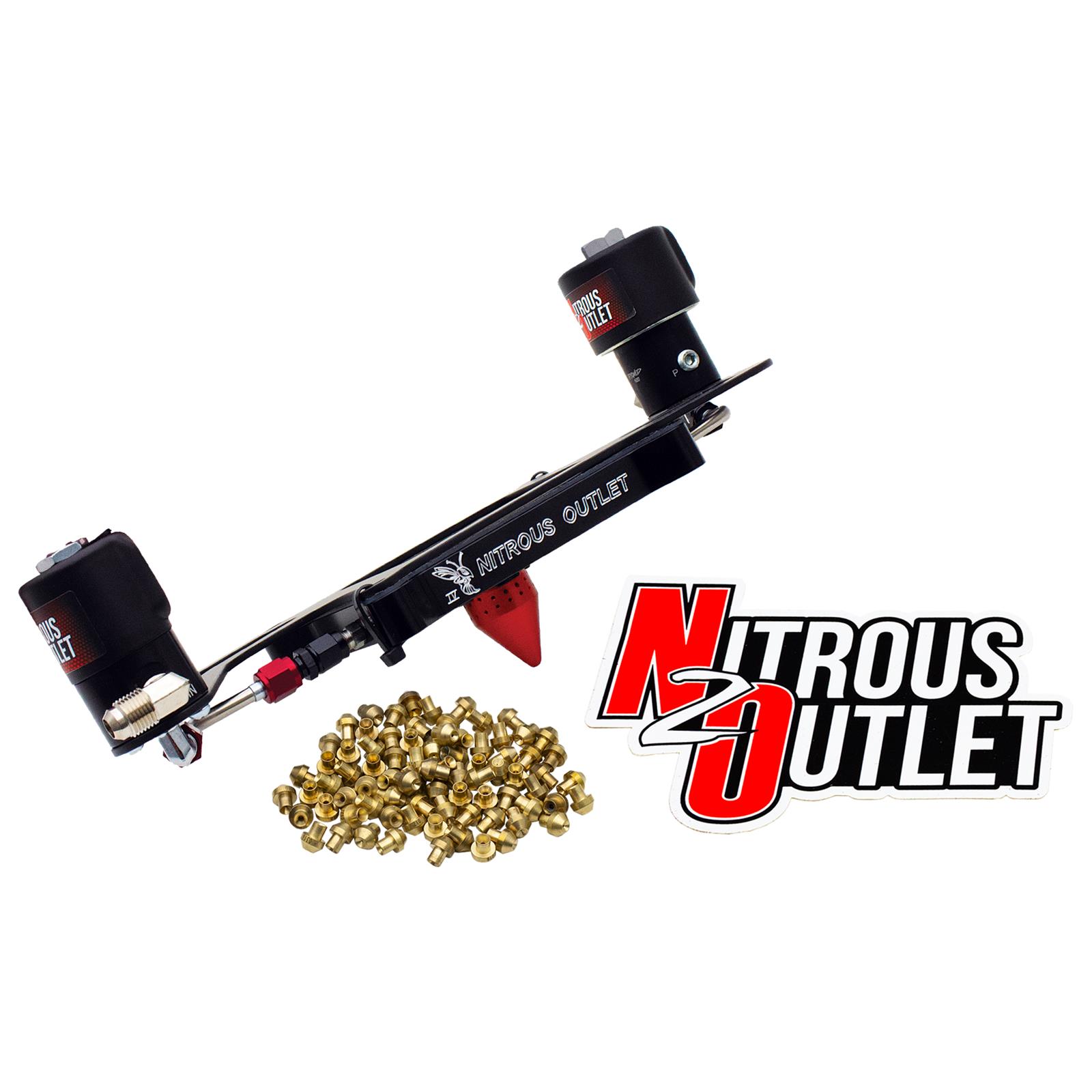 Nitrous Outlet Oxide Systems 00-10606-GEN4-SF Systems, 4150 Stinger 4 Race Solenoid Forward Converoid Bracket - (Gas/E85)(5-55 psi)(50-600 HP)