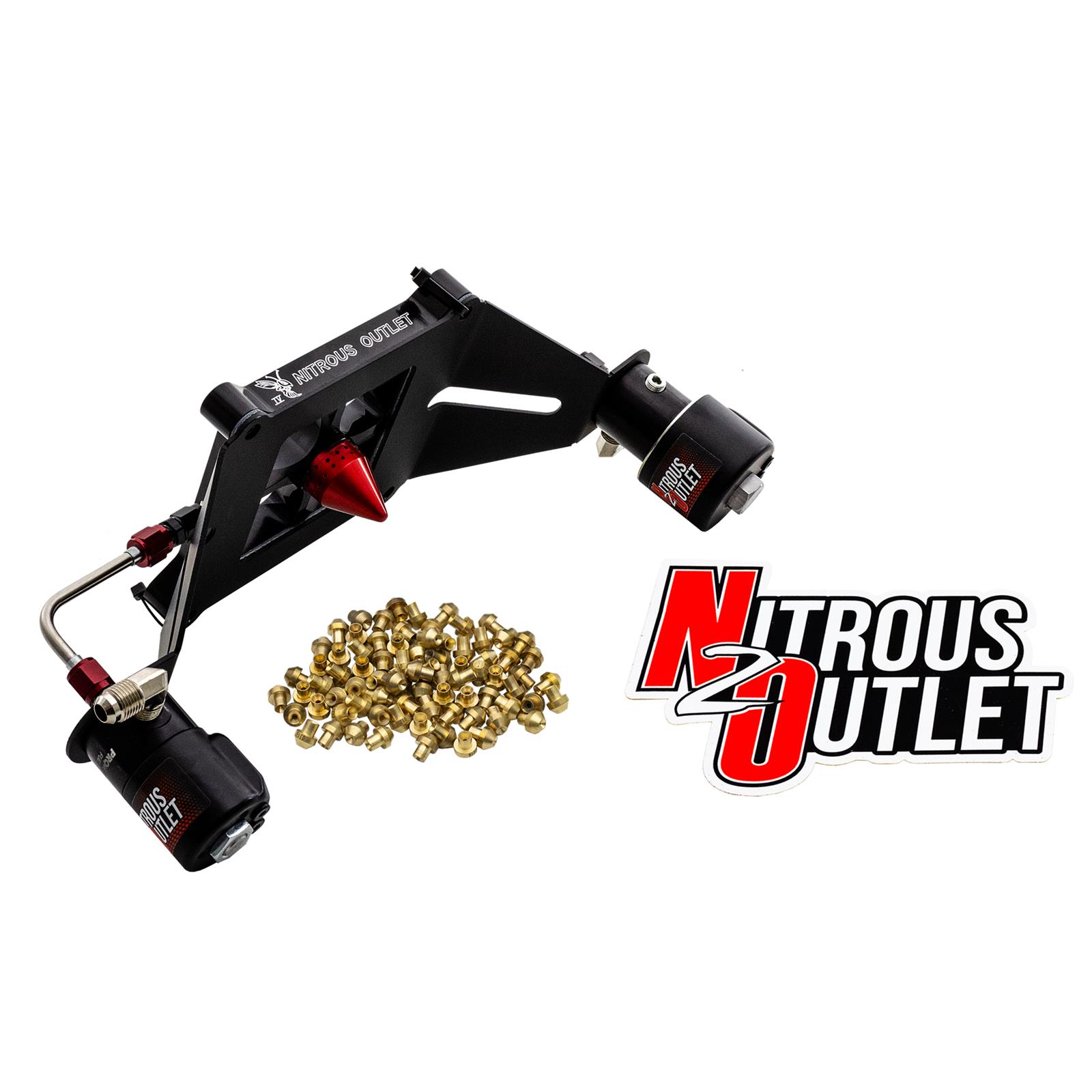 Nitrous Outlet Oxide Systems 00-10612-GEN4-SF Systems, 4150 Stinger 4 Race Solenoid Forward ConverUpside Down - (Gas/E85)(5-55 psi)(50-600 HP)
