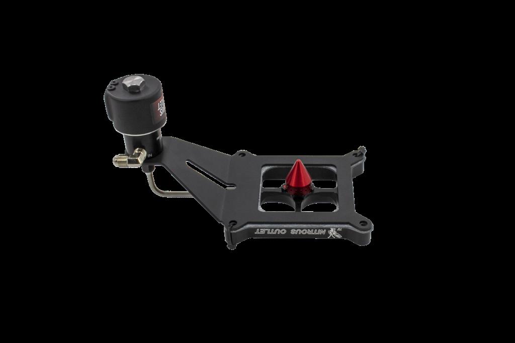 Nitrous Outlet Oxide Systems 00-10676-GEN4-SF Systems, 4150 Stinger 4 Dry Race Solenoid Forward Coet/Solenoids Mount Upside Down - (50-600 HP)