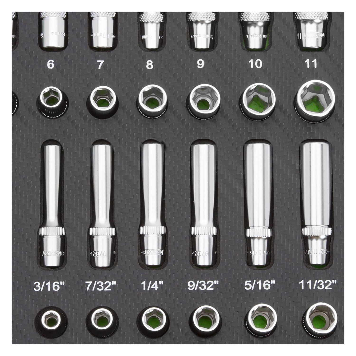 工具セット OEMTools 23982 OEM Automotive Tools 80-Piece 1/4 in. Ratchet and