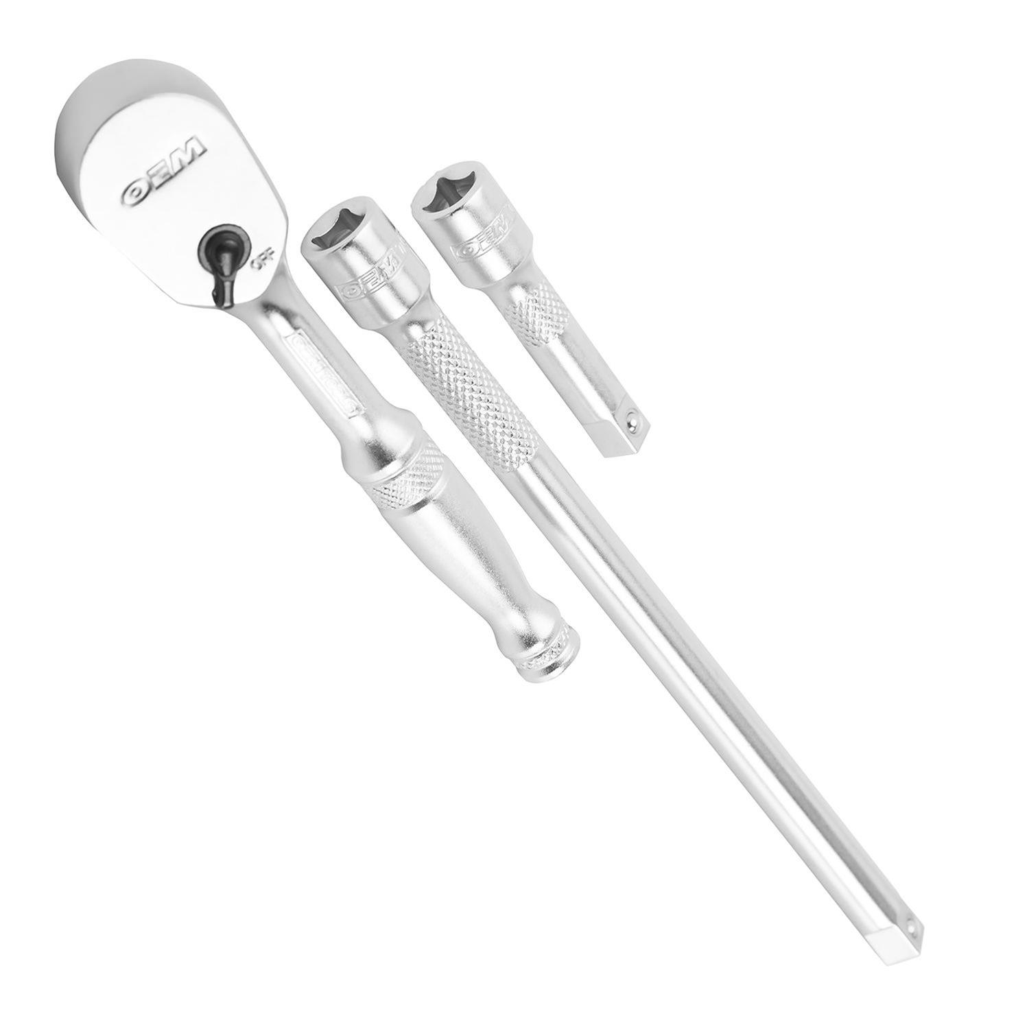 OEMTools 23982 OEM Automotive Tools 80-Piece 1/4 in. Ratchet and