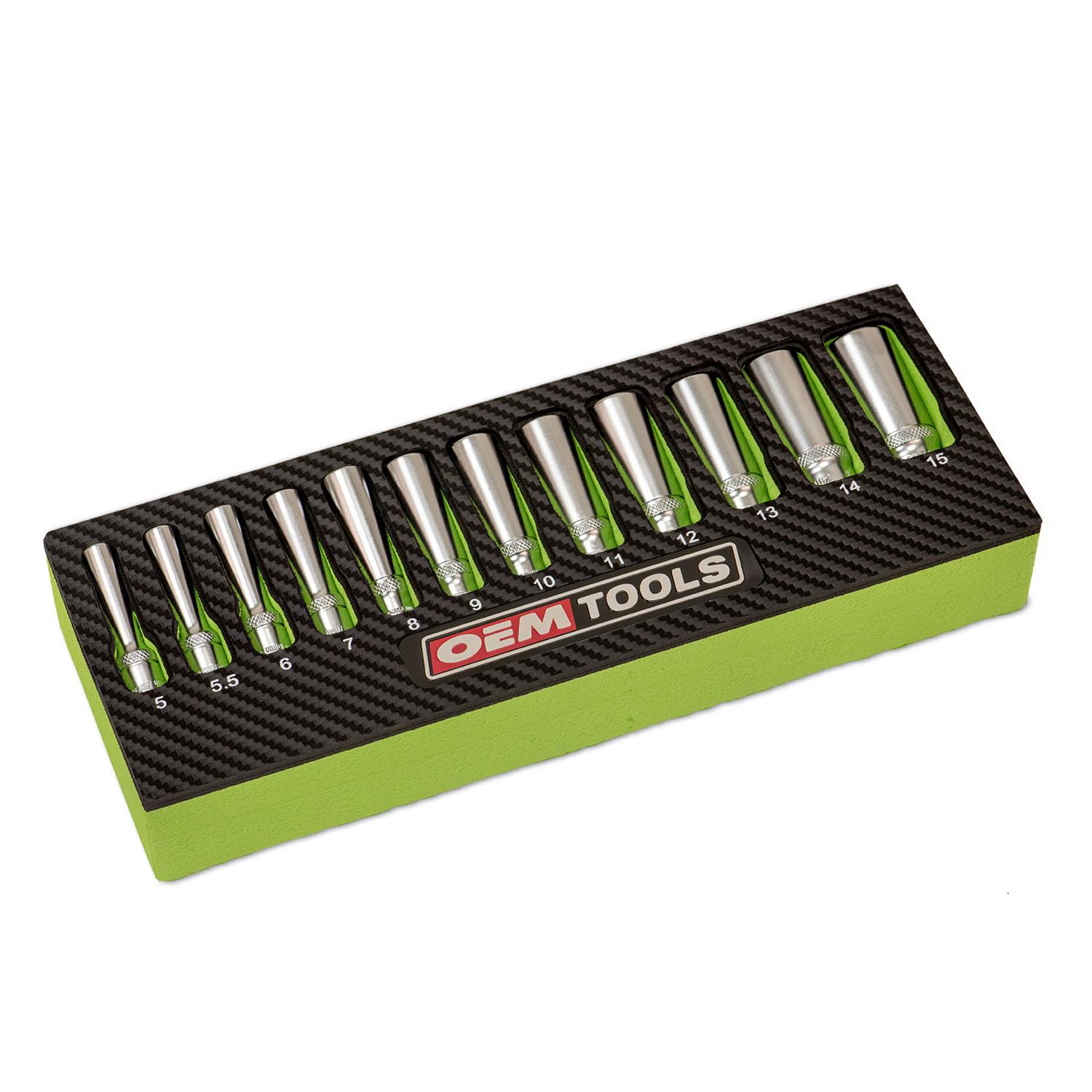 OEMTools 23986 OEM Automotive Tools 1/4 in. Drive Deep Socket Sets