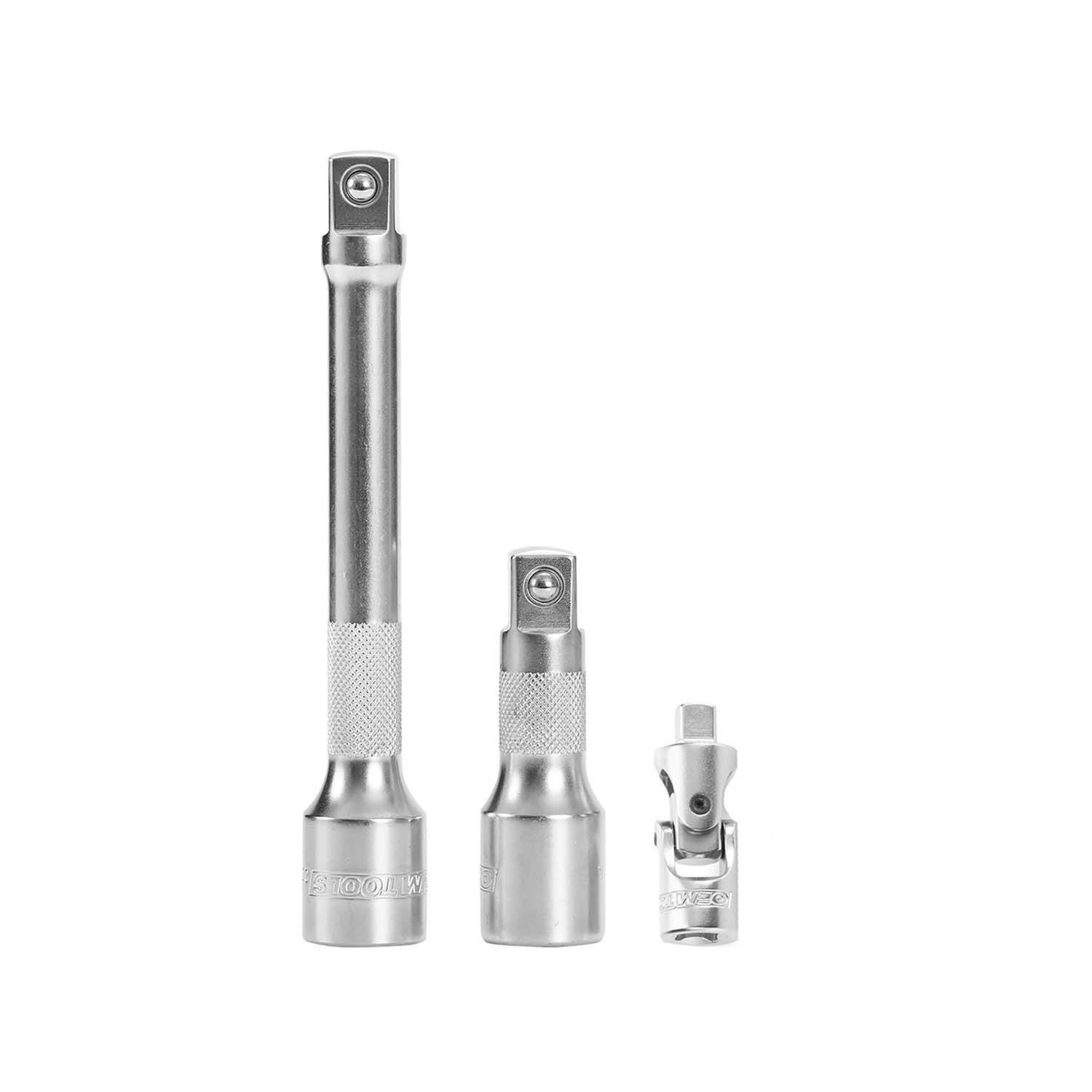 OEMTOOLS 23995 26-Piece 1/2 Inch Drive Ratchet And Socket Set