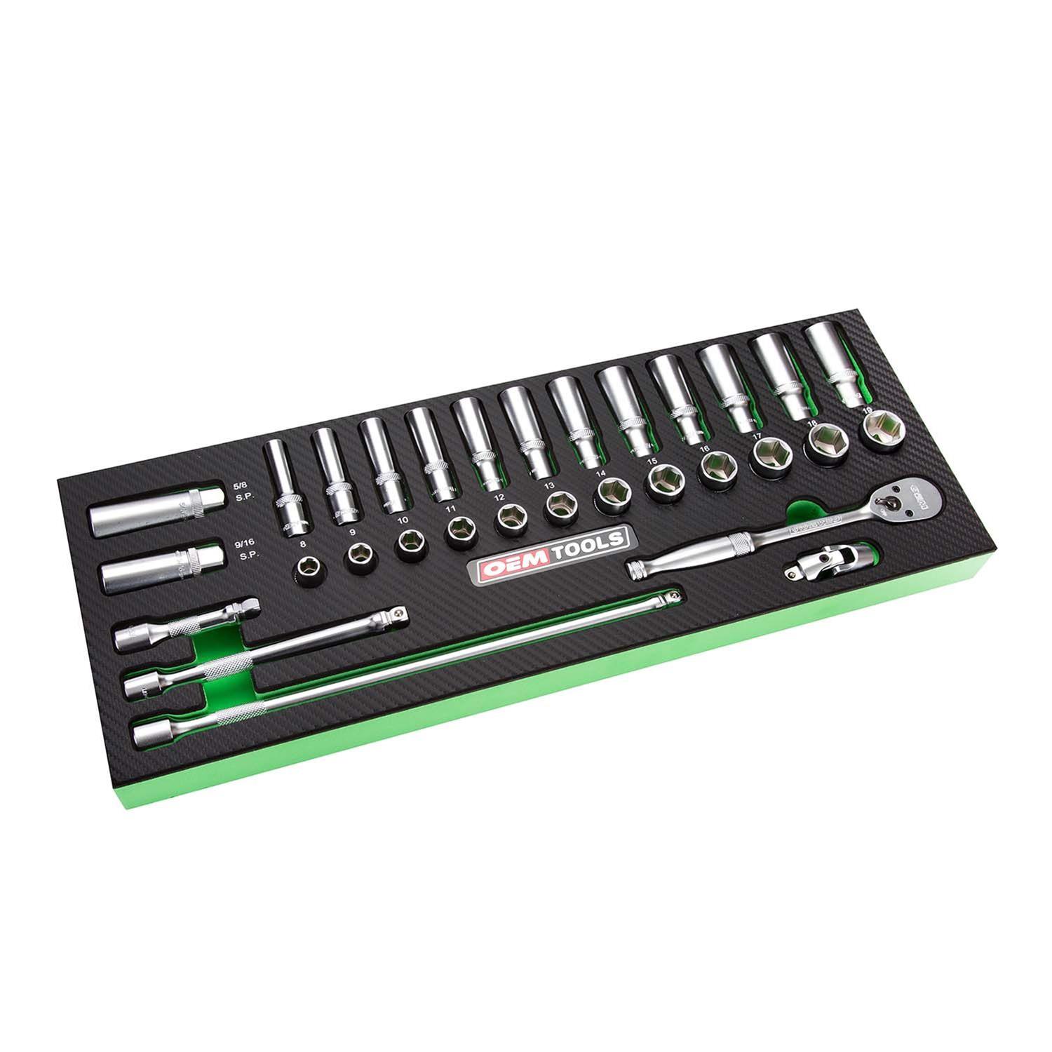 OEMTools 23998 OEM Automotive Tools 31-Piece 3/8 in. Drive