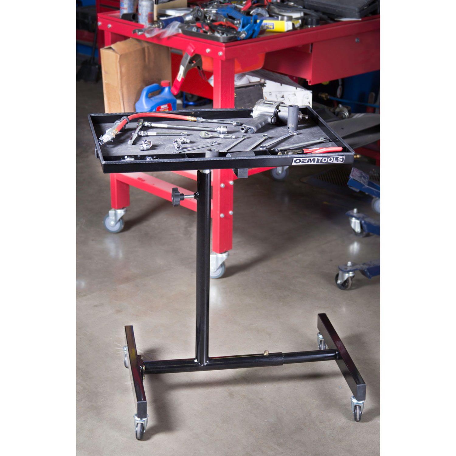 OEMTools 24960 OEM Automotive Tools Portable Work Stands on Casters ...