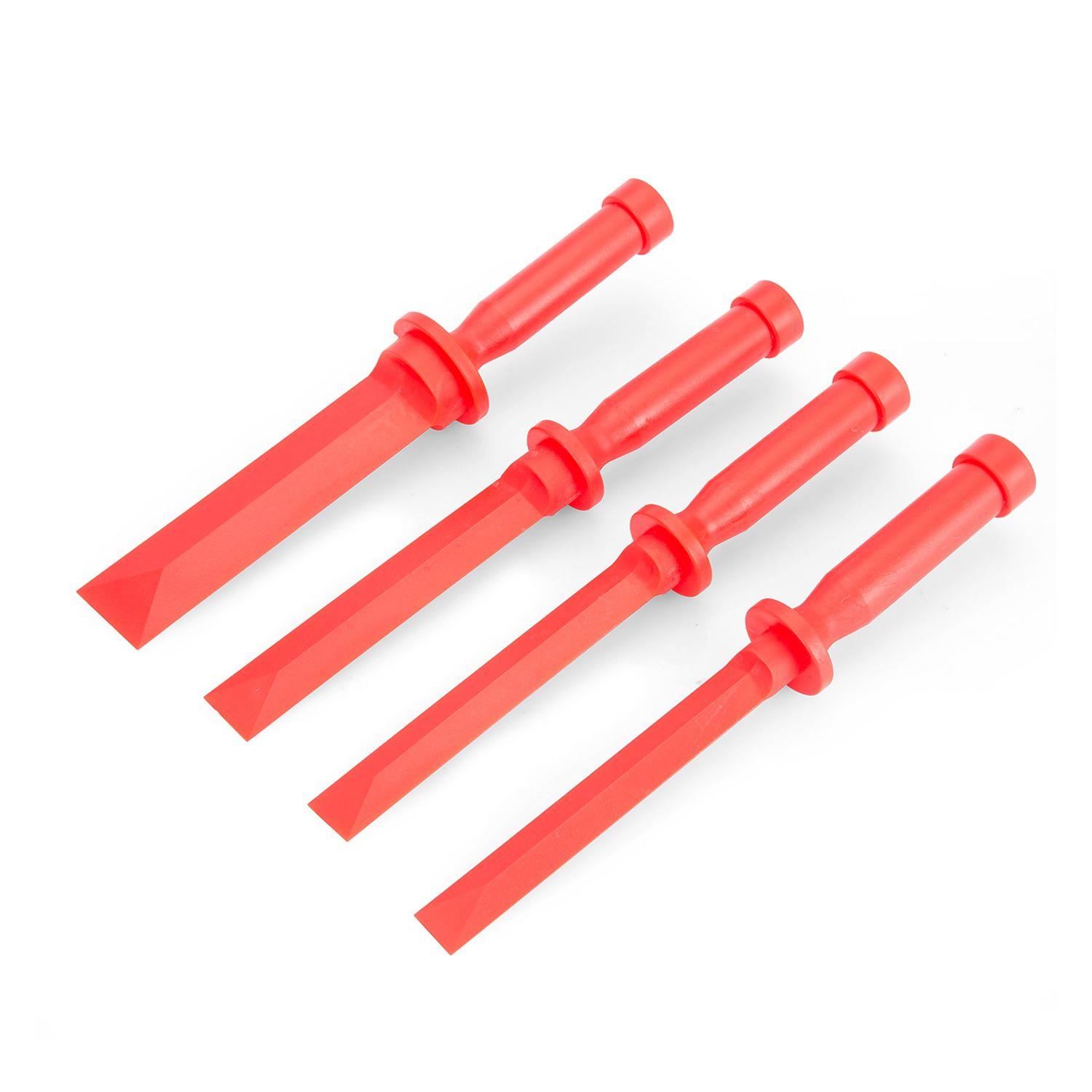 Non Scratch 4  Piece Plastic Scraper Tool Set for Cars and Motorbikes