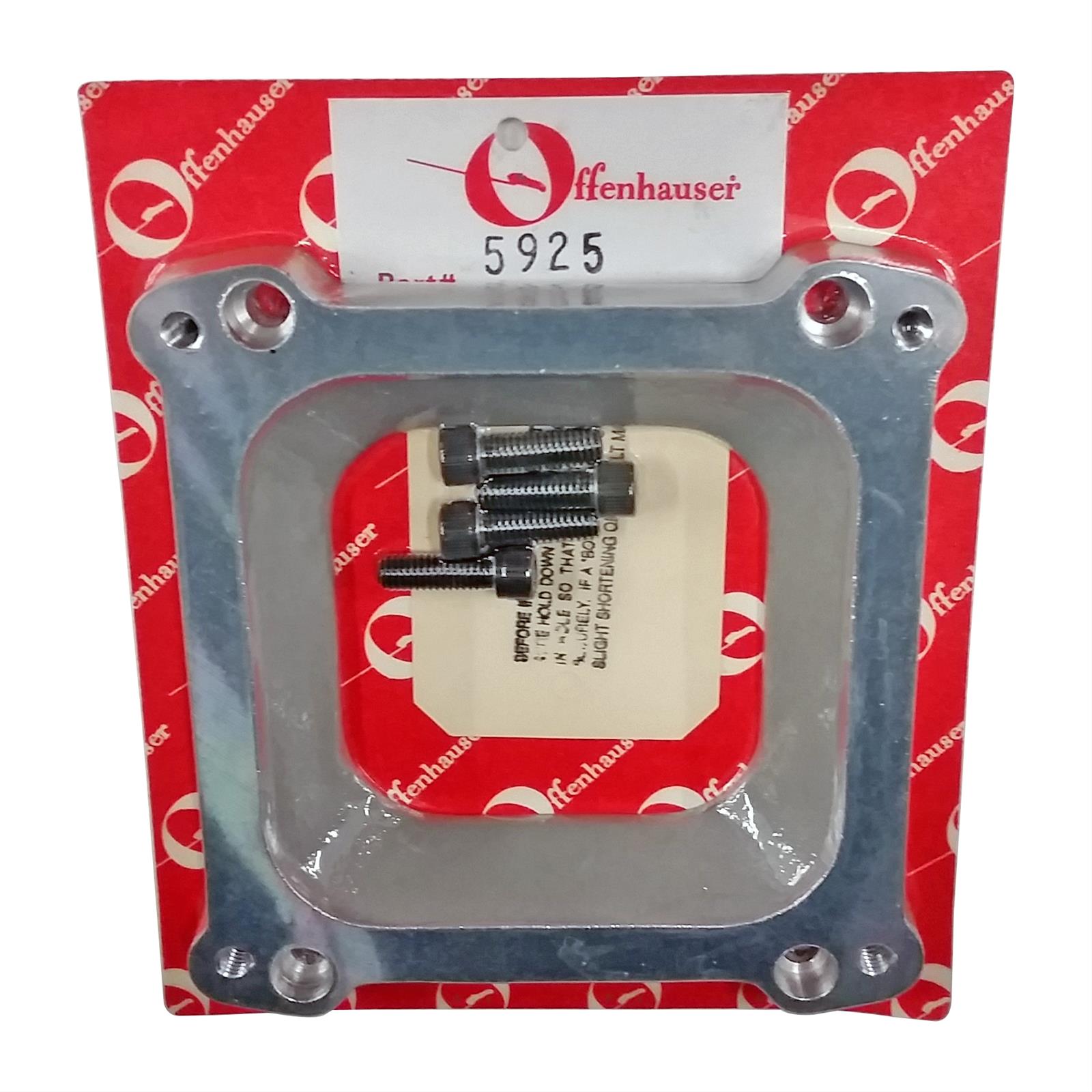 Offenhauser 5925 Offenhauser Carburetor Adapters Summit Racing