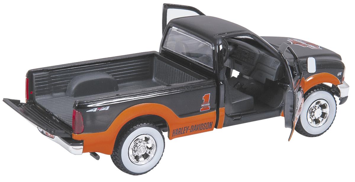 Summit Gifts 32172BLACK 1:24 Scale 1999 Ford F-350 and 1936 Harley