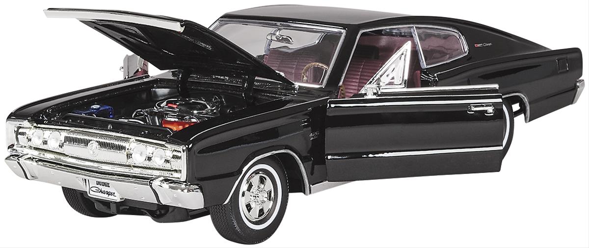 ミニカー 1966 Dodge Charger 1966 DODGE CHARGER RED 1/18 DIECAST MODEL CAR BY ROAD