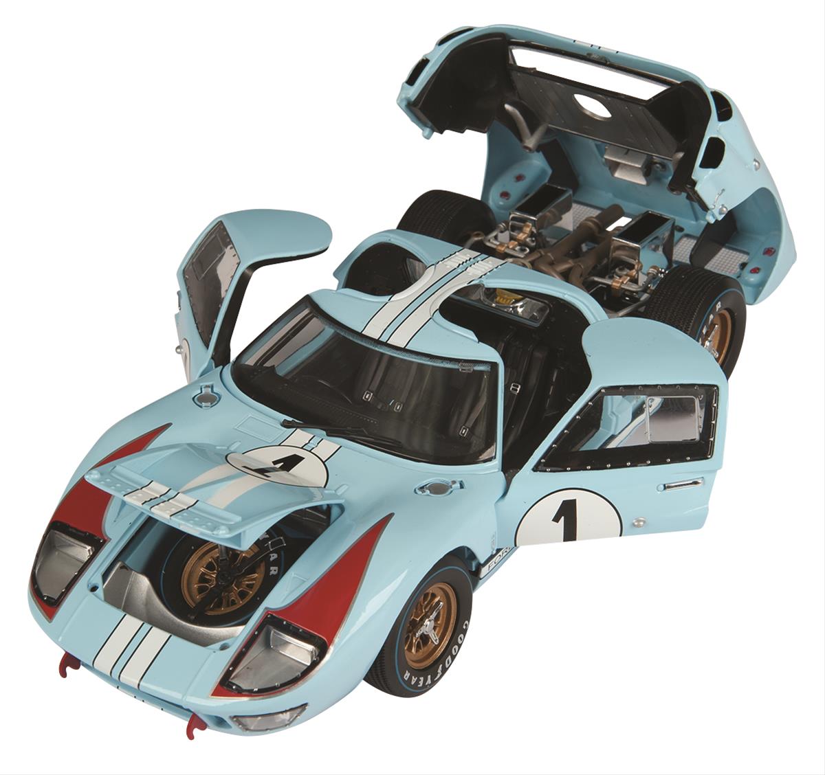 Summit Gifts SC411GULF-BL 1:18 Scale Ford GT40 Le Mans Diecast