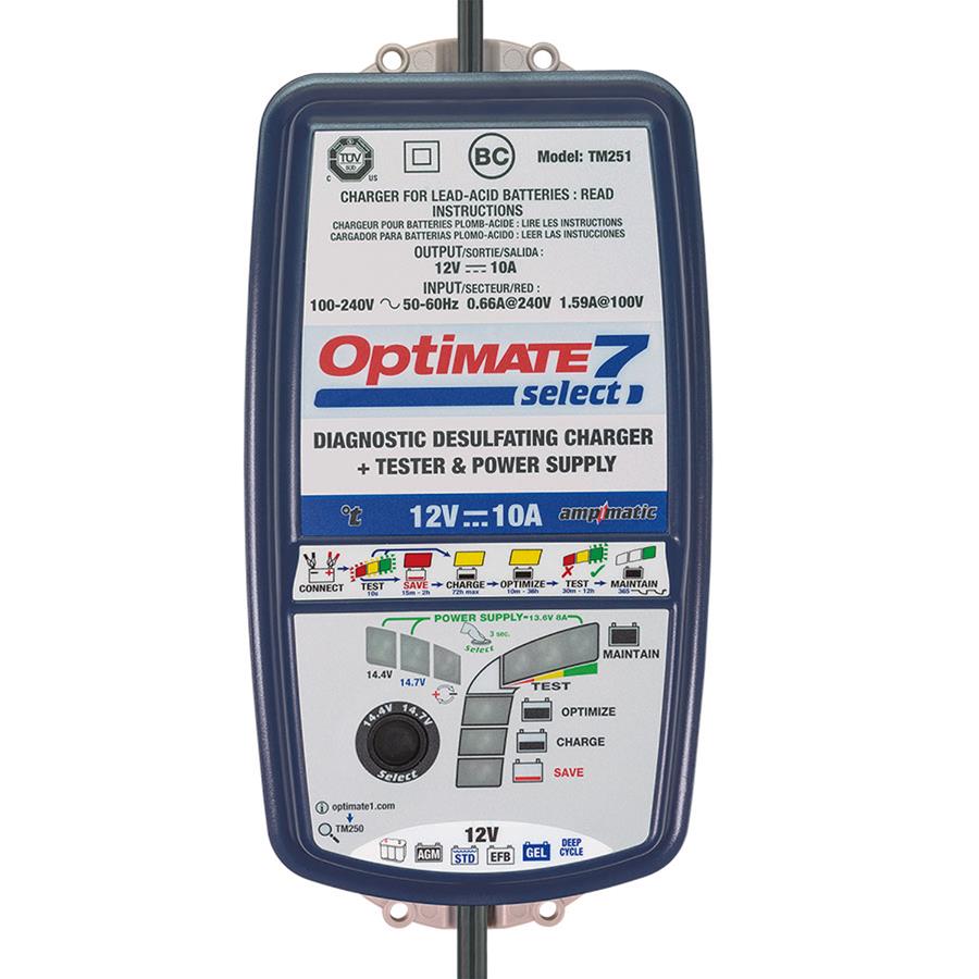Optimate TM251 OptiMate 7 Select Battery Chargers | Summit Racing