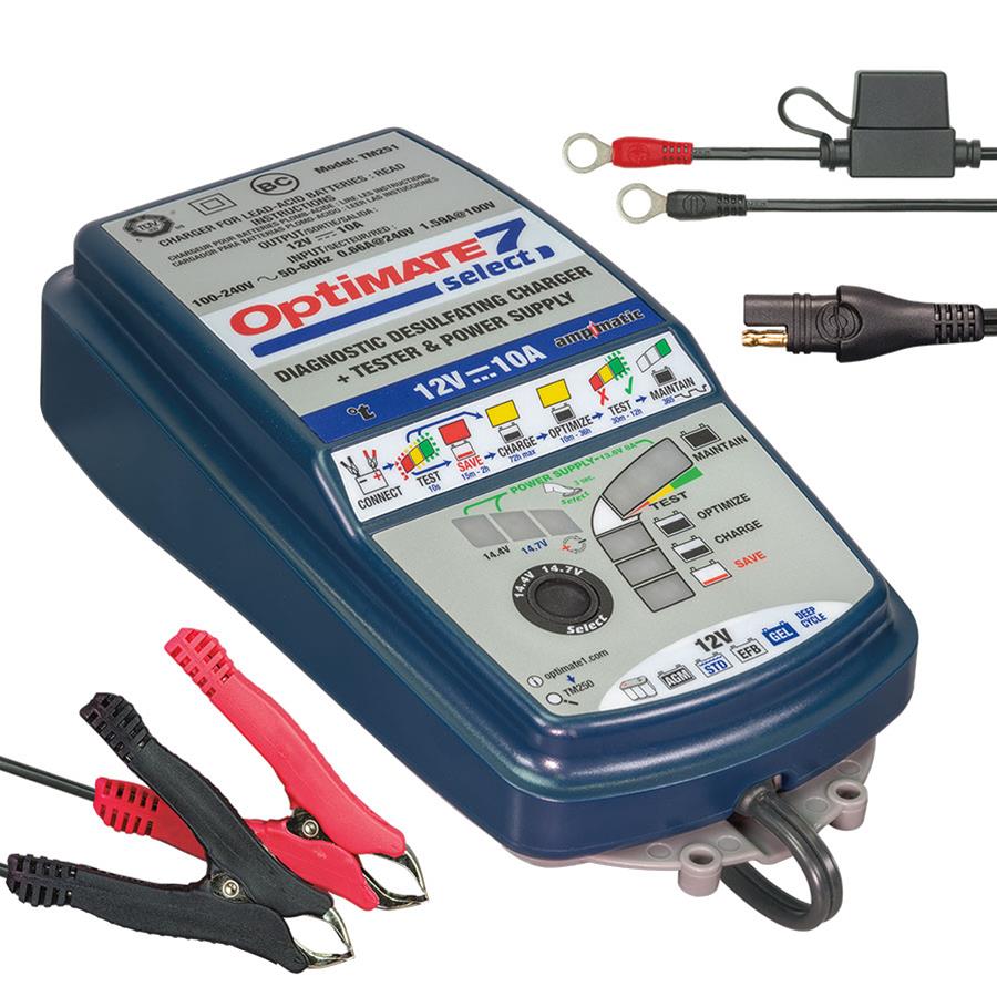 Optimate TM251 OptiMate 7 Select Battery Chargers | Summit Racing
