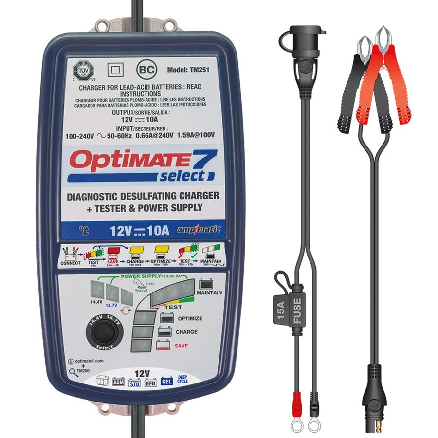 Optimate TM251 OptiMate 7 Select Battery Chargers | Summit Racing