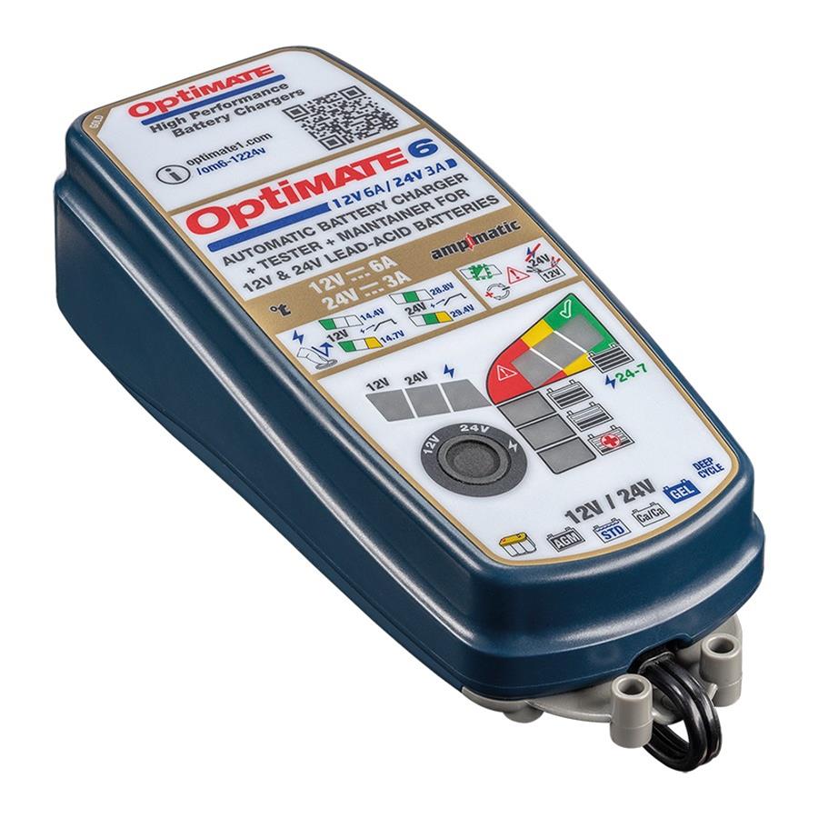Optimate TM381 OptiMate 6 12V/24V Battery Chargers | Summit Racing