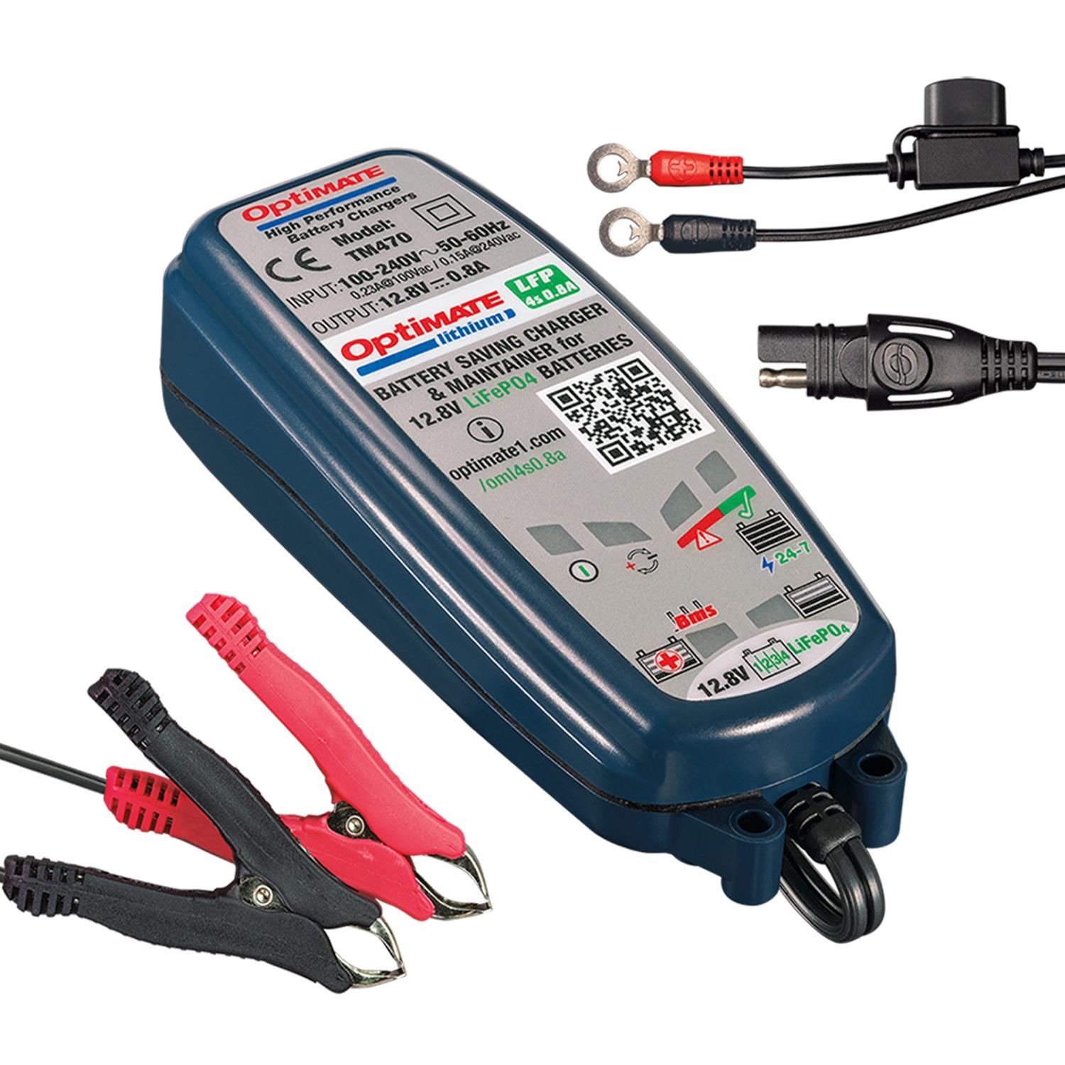 Optimate TM471 OptiMate Lithium 4s 0.8A Battery Chargers | Summit
