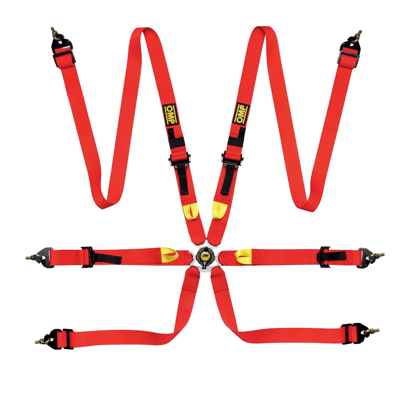 OMP Racing Inc DA0208H061 OMP 6-Point First 2 FIA Safety Harness Sets ...