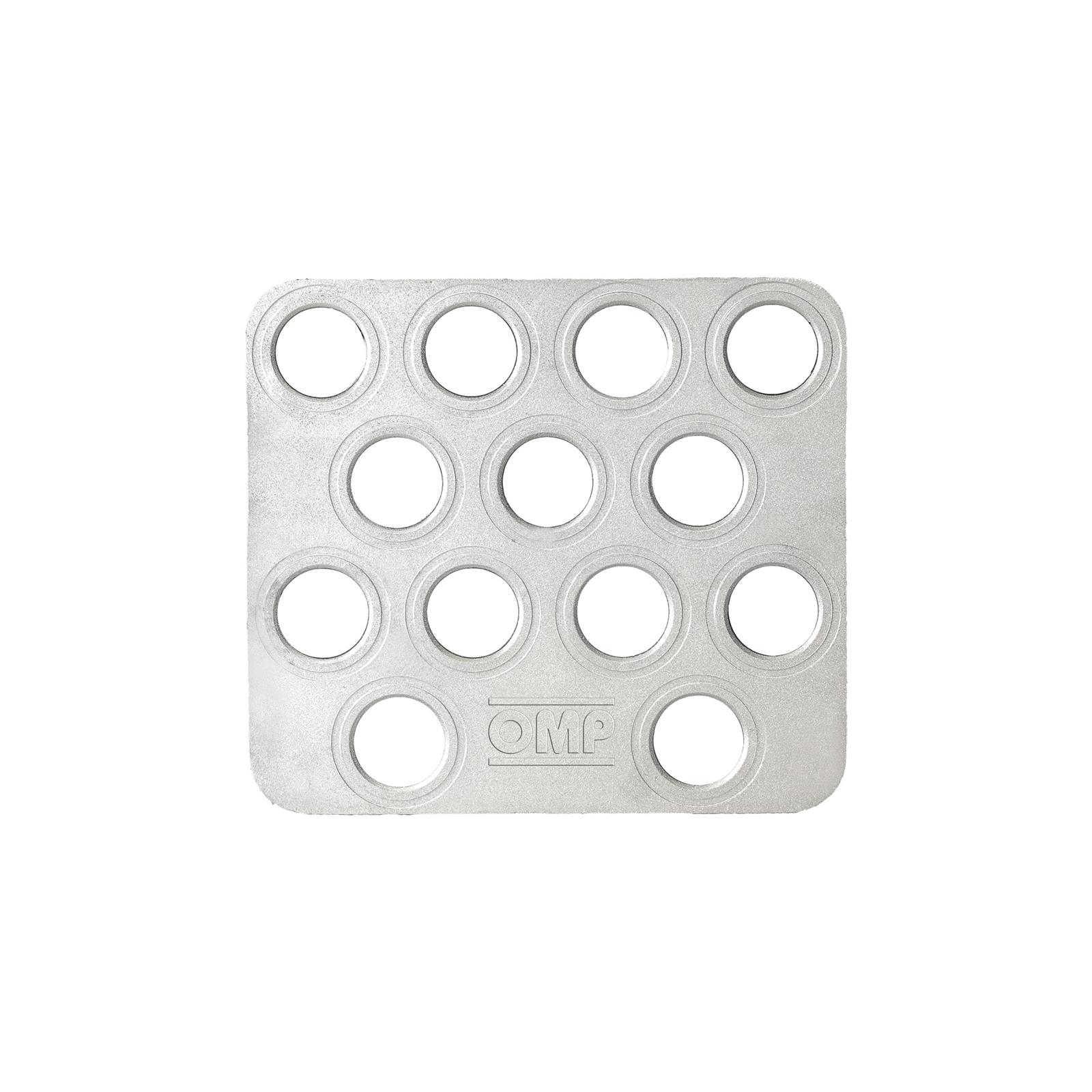 OMP Co-Drivers Foot Rest (Sandblasted Aluminum)