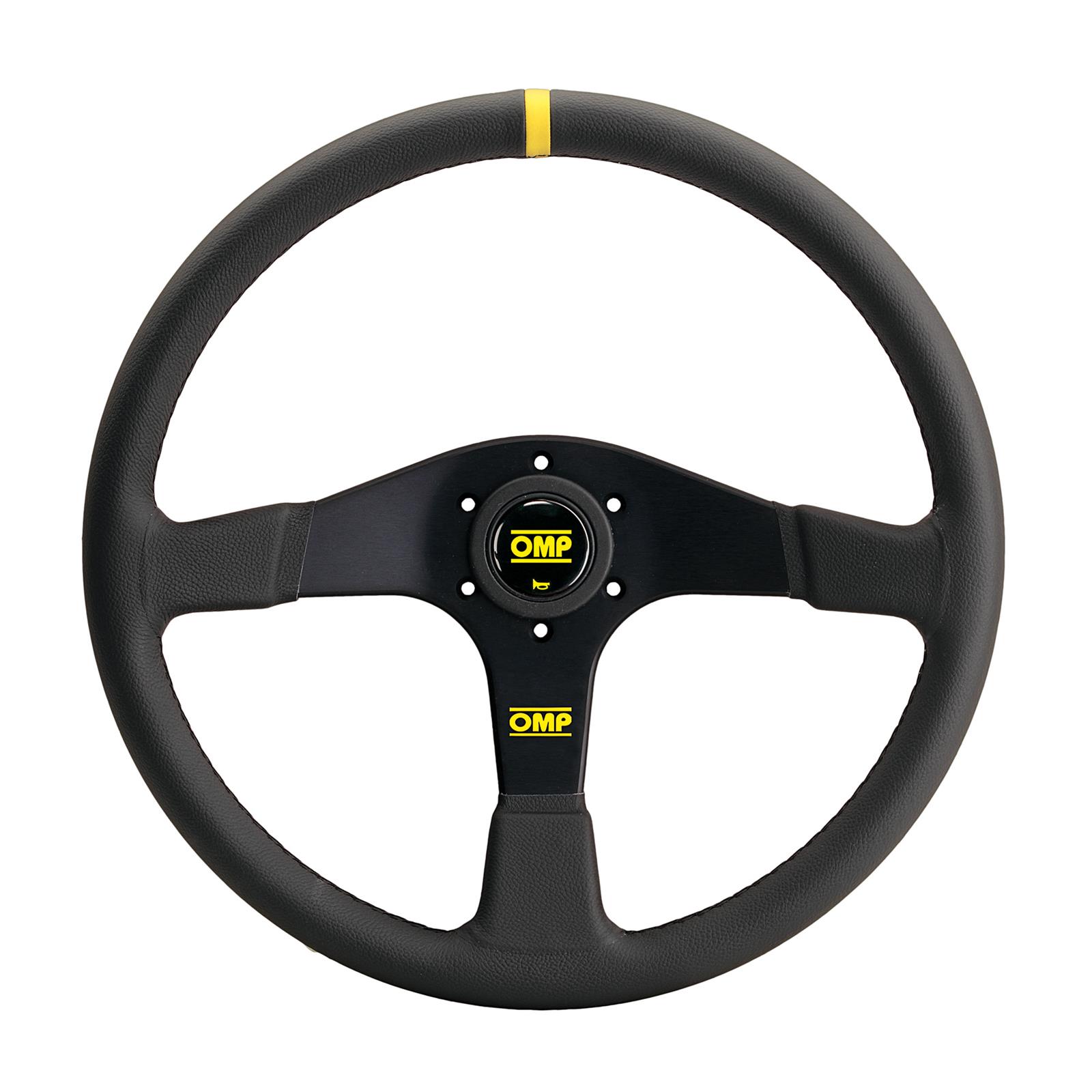 OMP Velocita 380 Flat 380mm - Small Suede (Black)