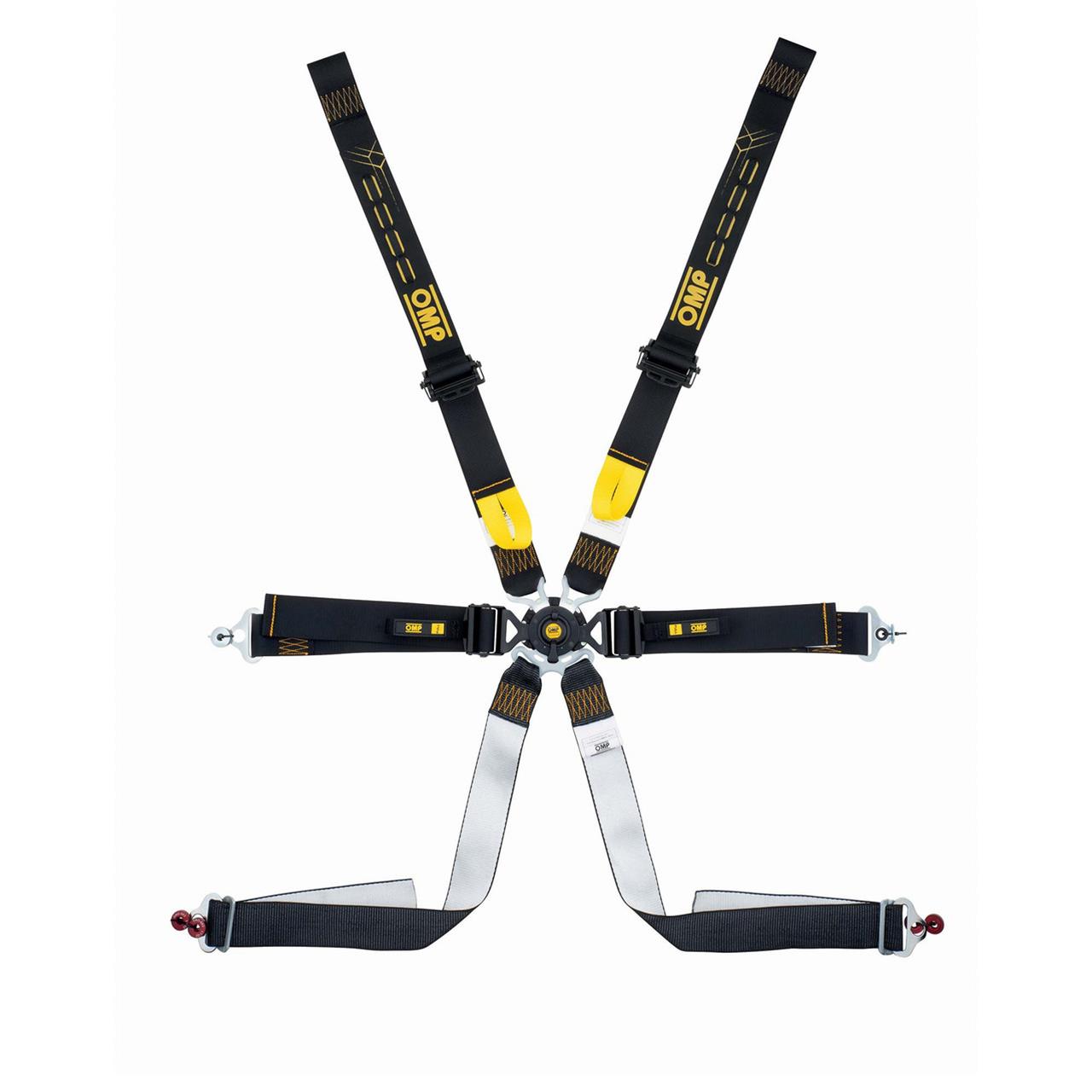 OMP Safety Harness One 2in Pull Down- Black (Fia 8853-2016)