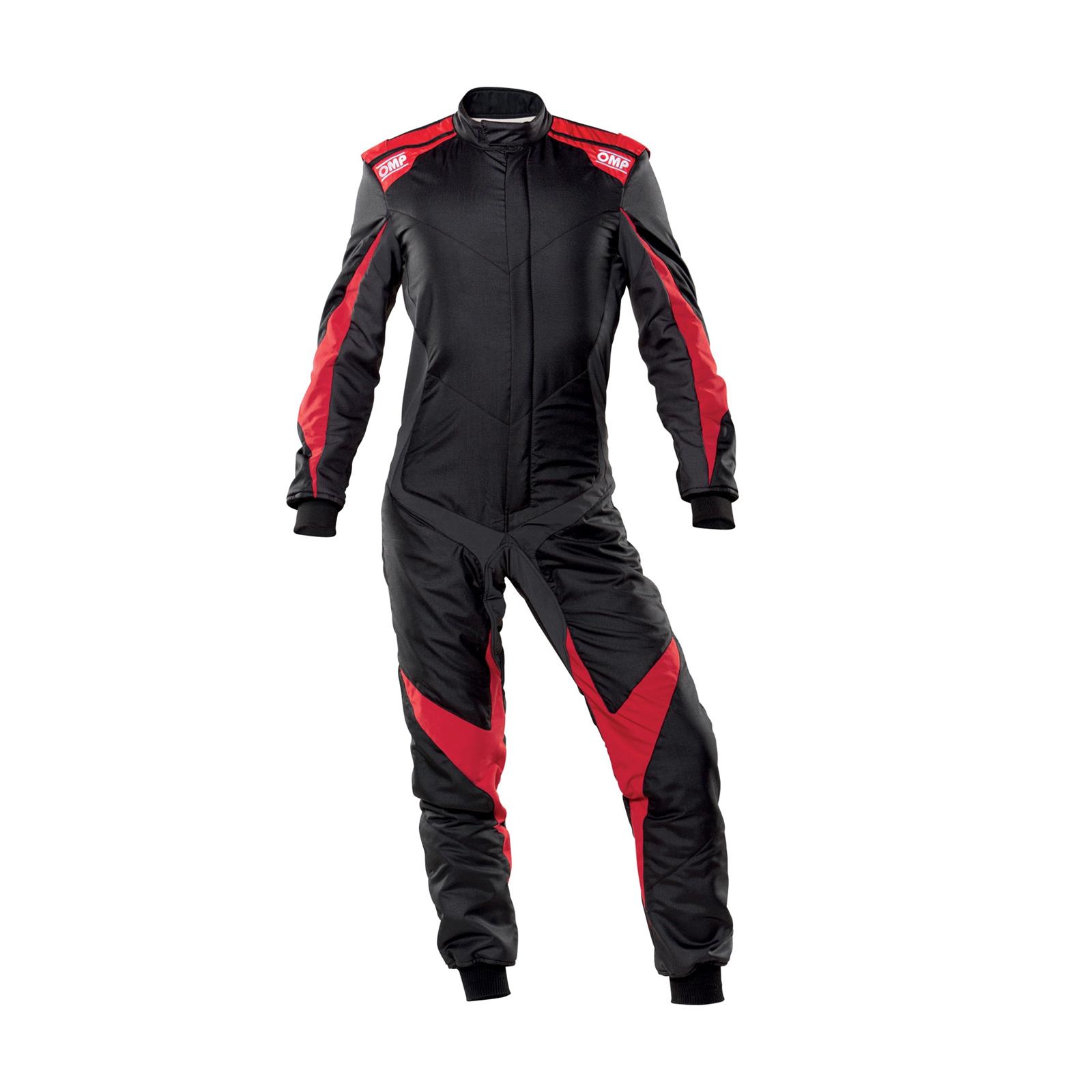 OMP One Evo X Overall Black/Red - Size 50 (Fia 8856-2018)
