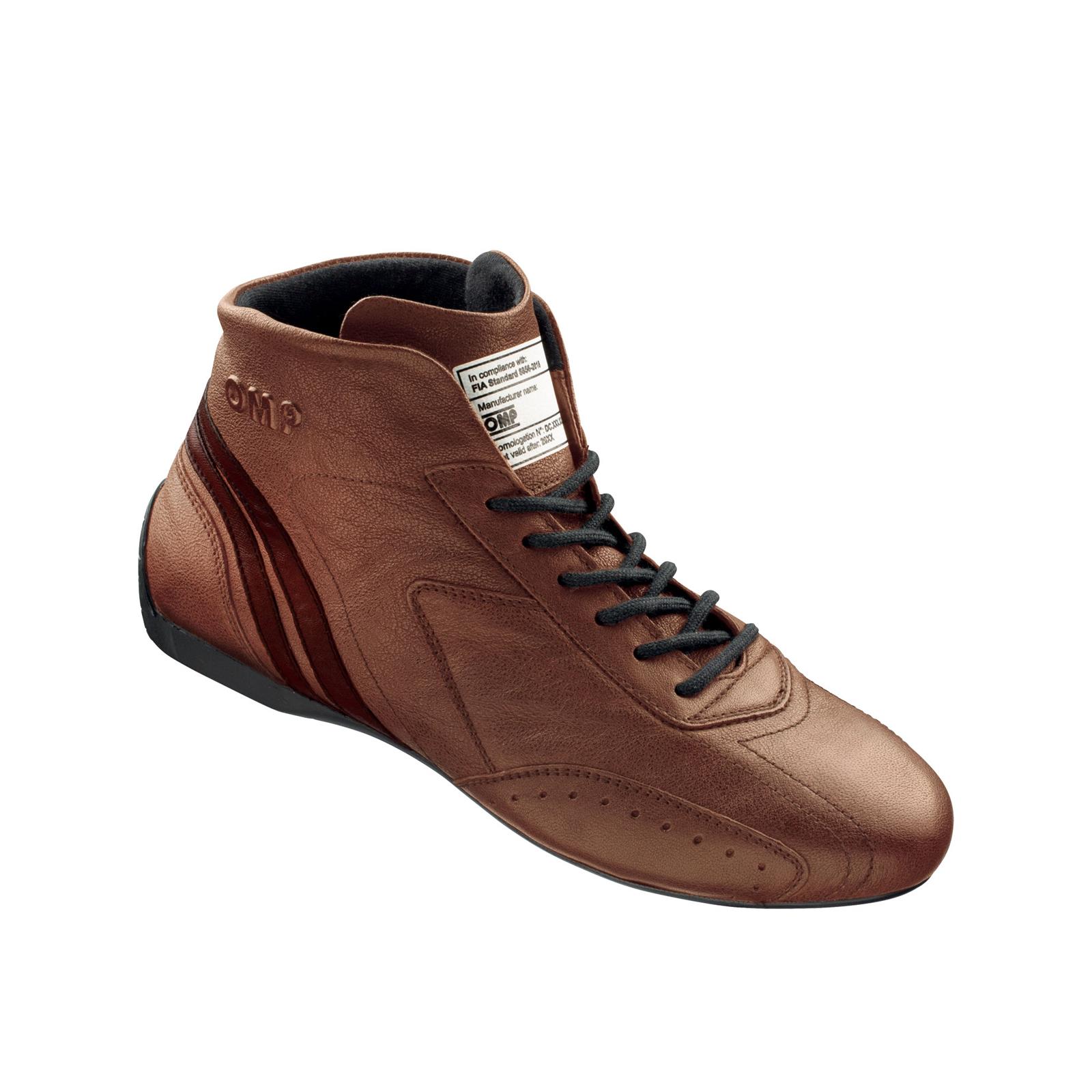 OMP Carrera Low Boots My2021 Brown - Size 43 (Fia 8856-2018)