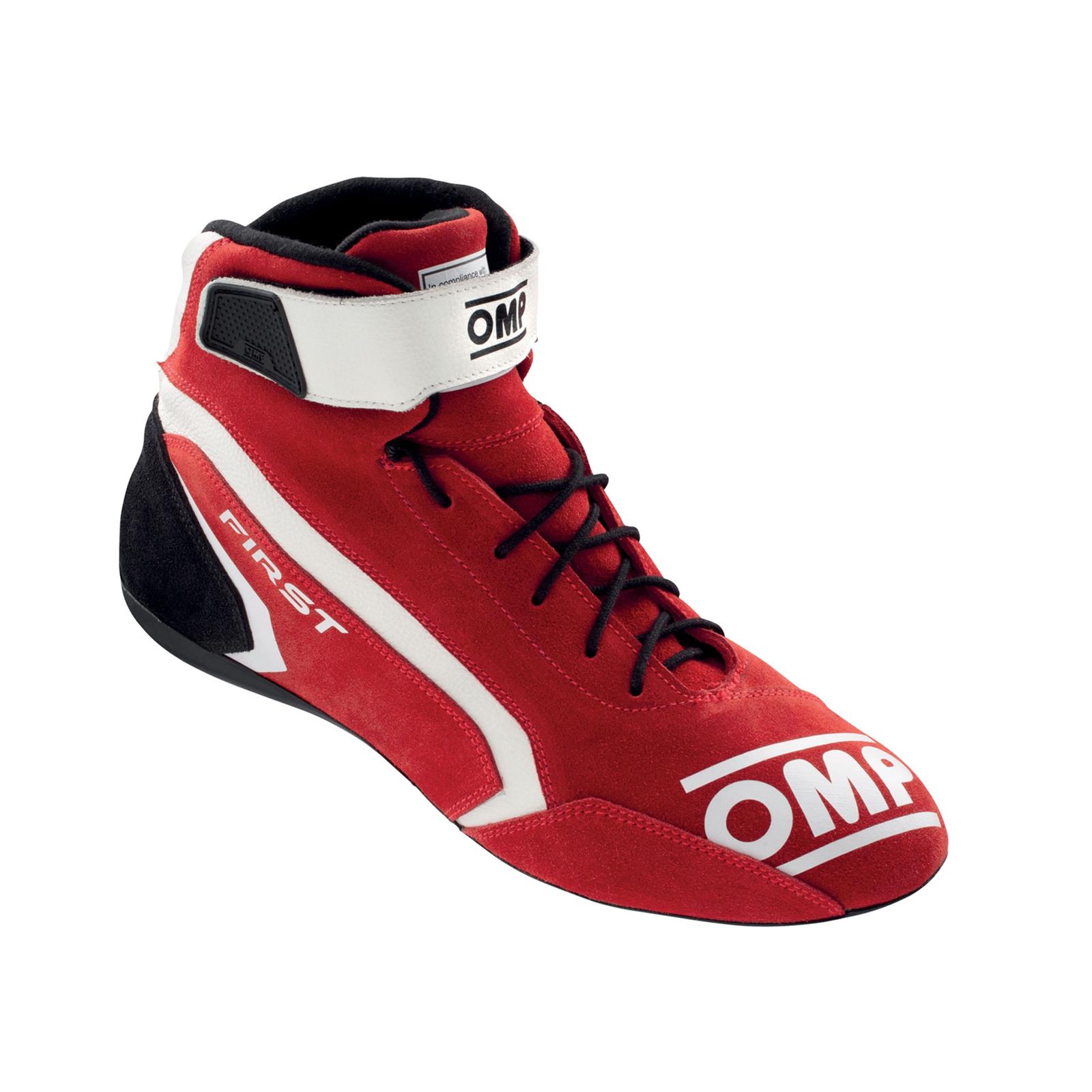 Omp Steel Racing OMP Racing Inc IC0-0824-A01-061-47 OMP Racing First Driving Shoes ...
