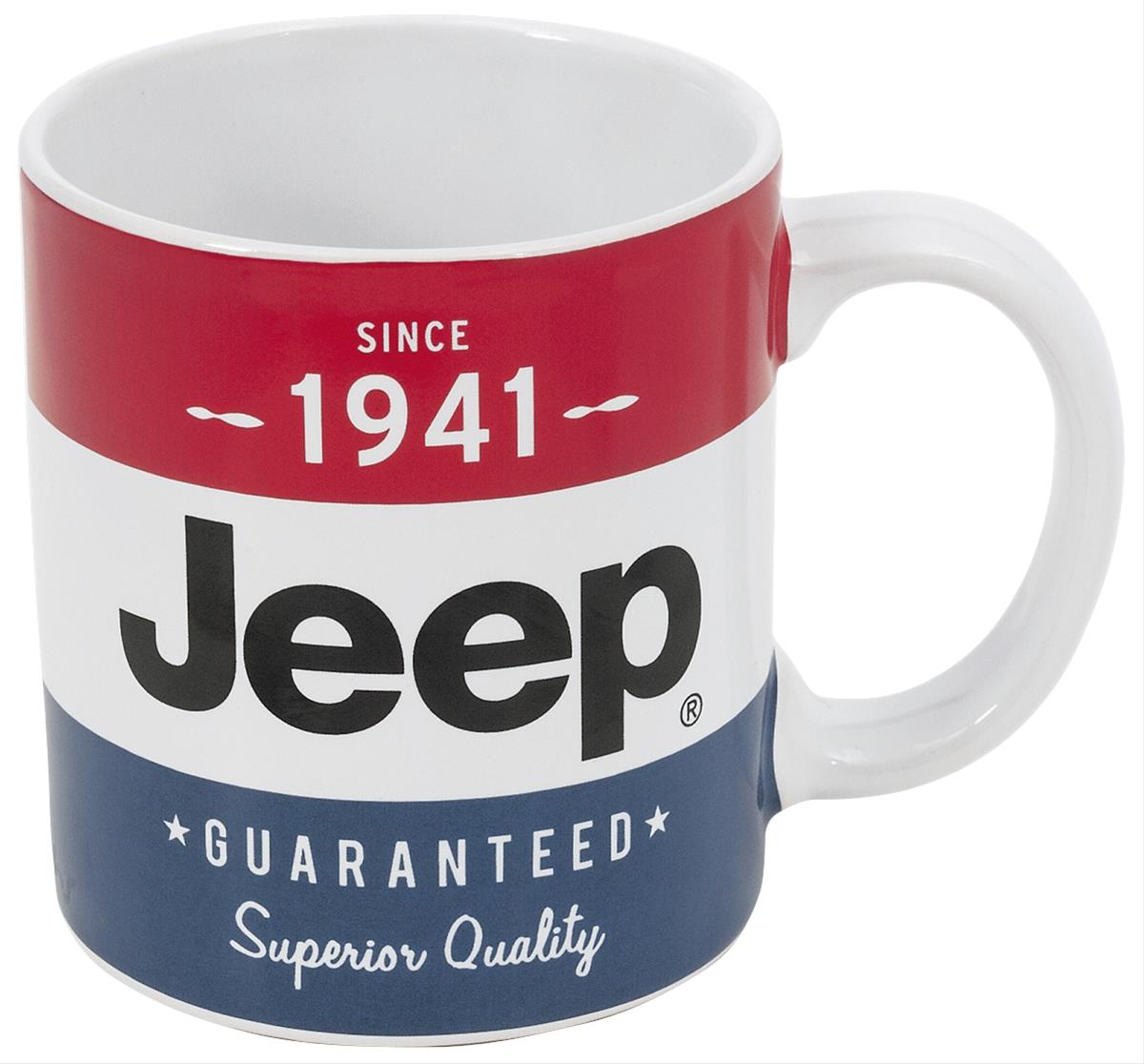 Great Gift Idea Jeep since 1941 Coffee Mug Cup Logo by Open Road 