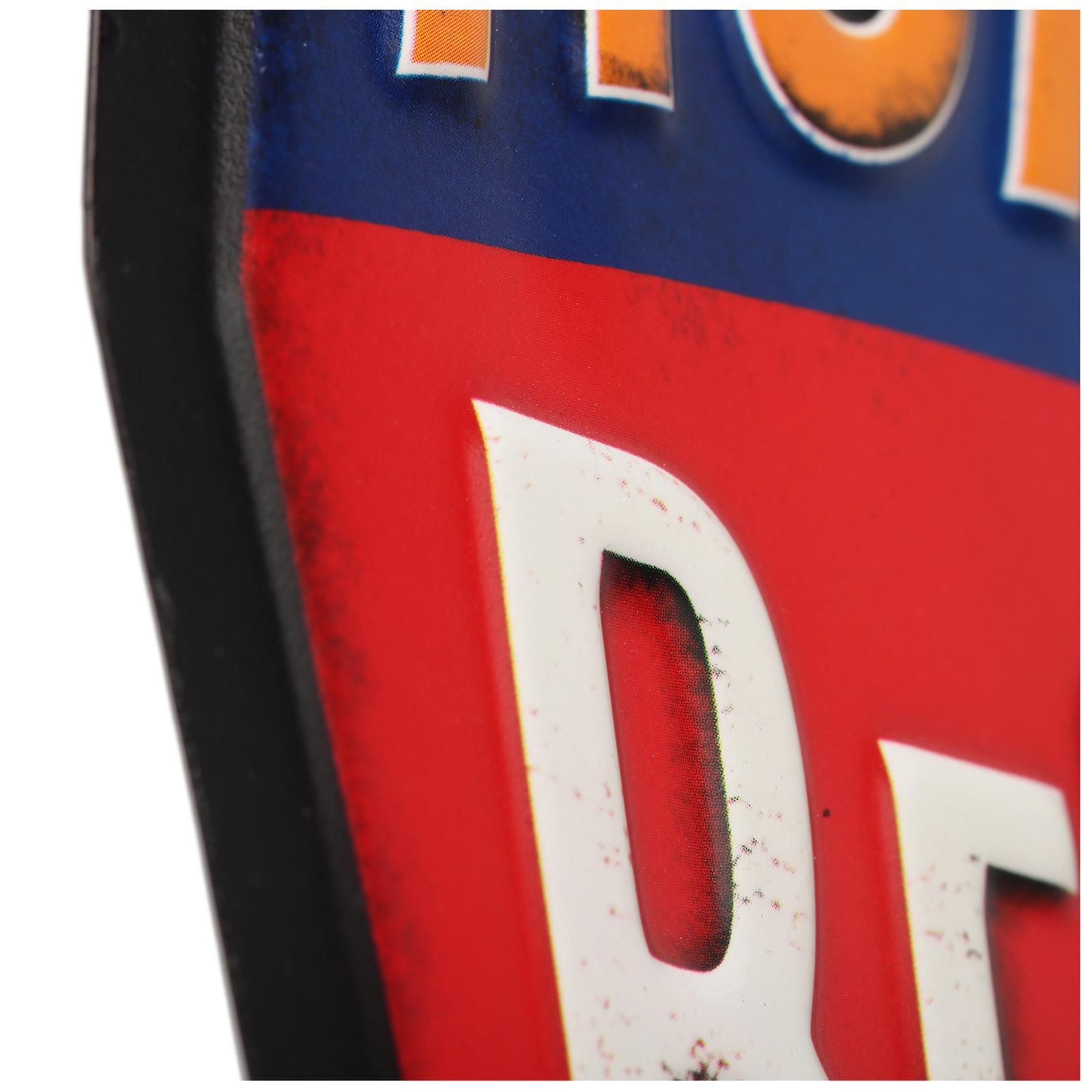 激レア ロードランナー トロフィー Beep Beep Road Runner Beep Beep Embossed Tin Metal Sign 12